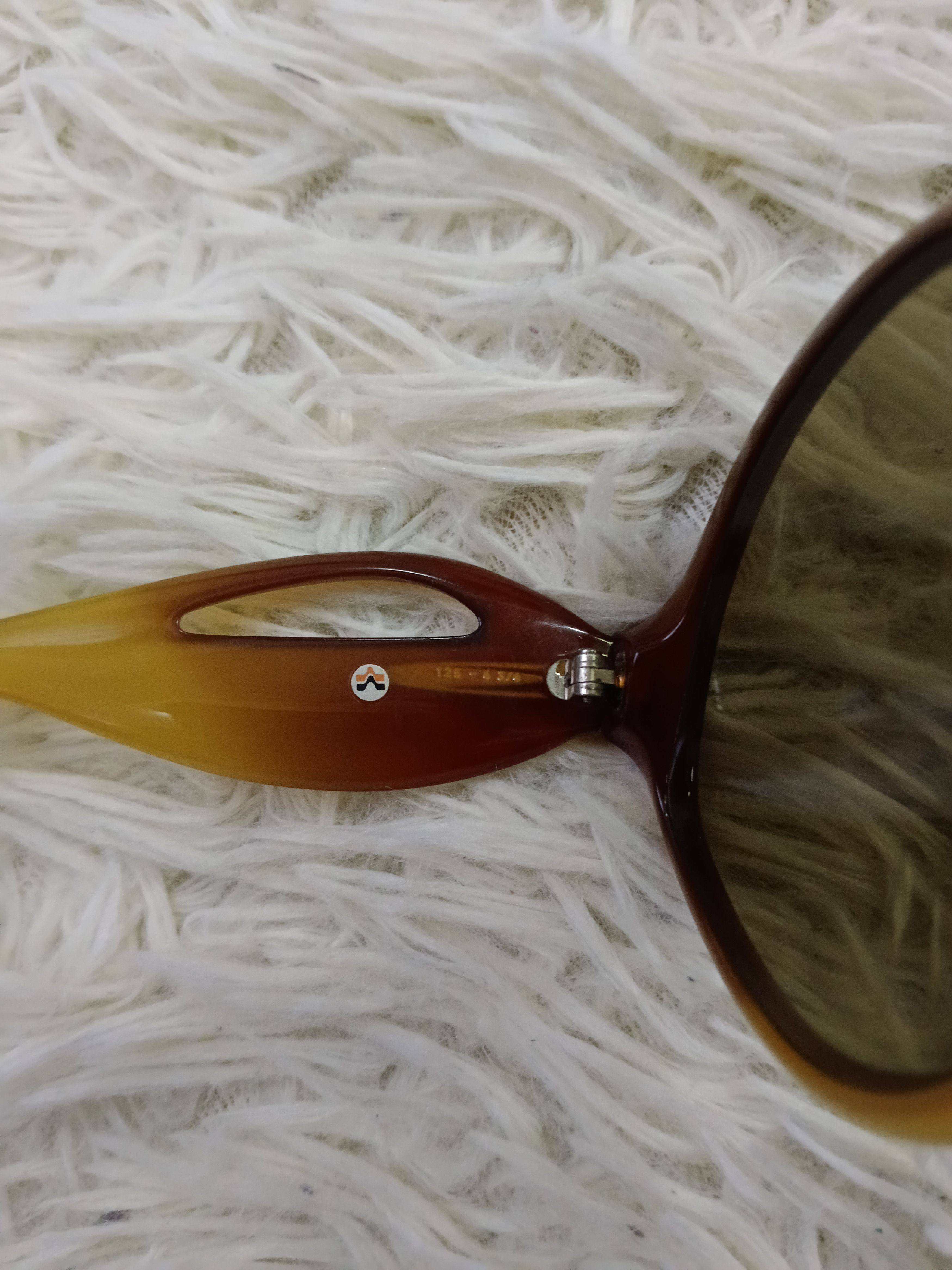 Dior Vintage Miss Dior Two Tone Amber Mask 70'S Size ONE SIZE - 7 Thumbnail