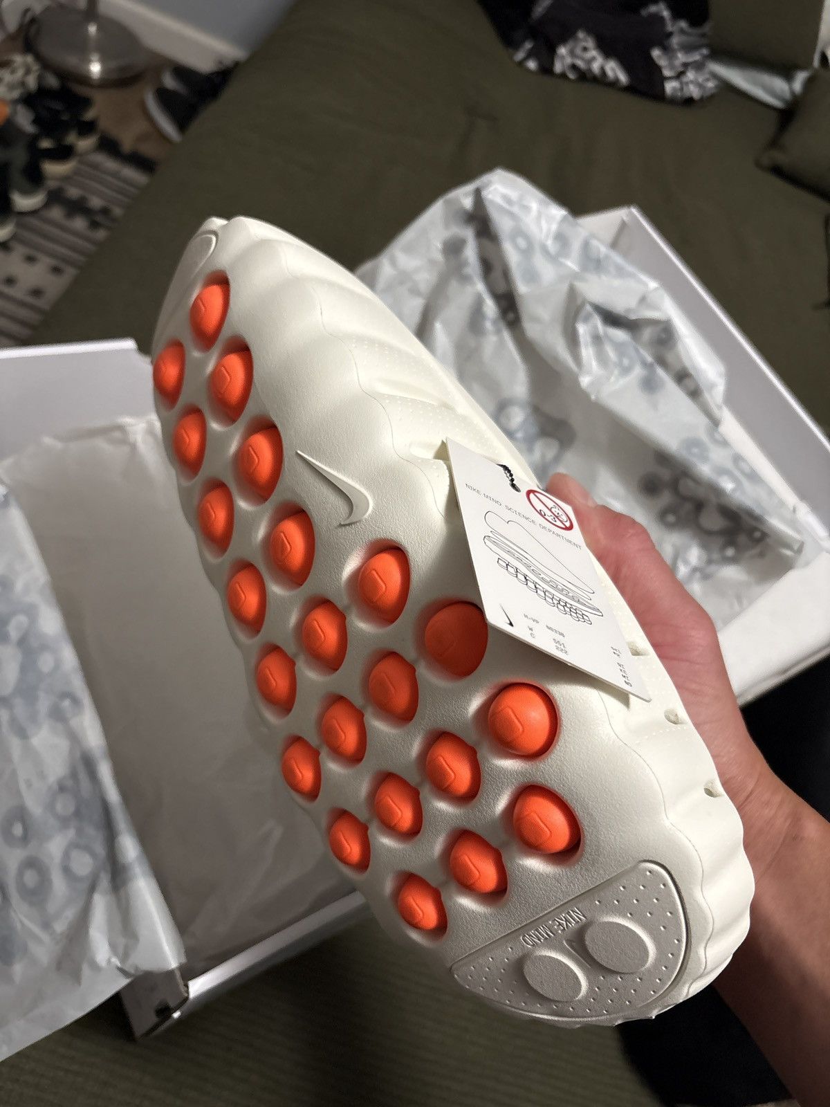 Nike Nike mind slide 001 size 14 Sail Size US 14 / EU 47 - 4 Thumbnail