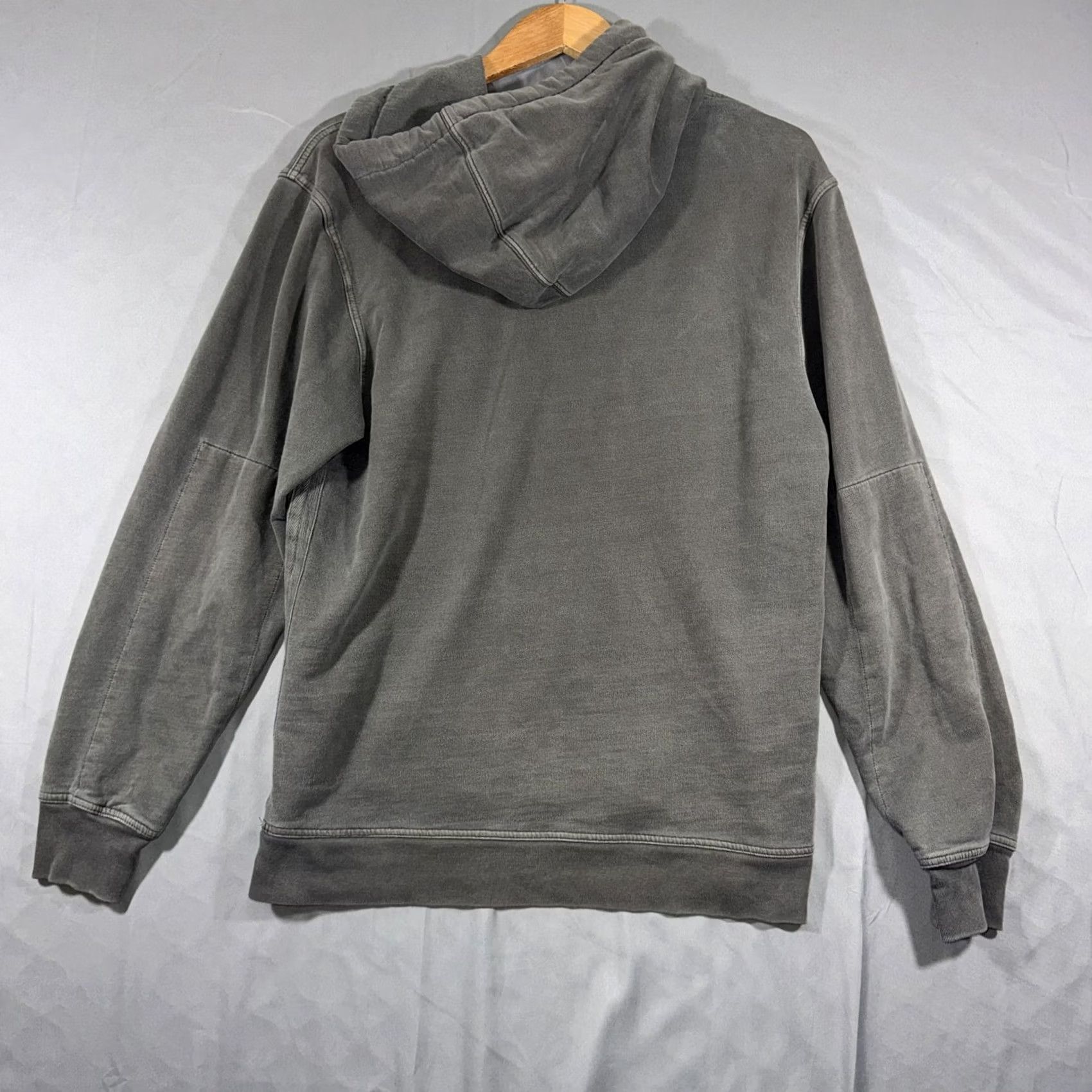 Buck Mason Buck Mason Sweatshirt Hoodie Mens Medium Gray Pullover Washed Cotton Pocket Size US M / EU 48-50 / 2 - 2 Thumbnail