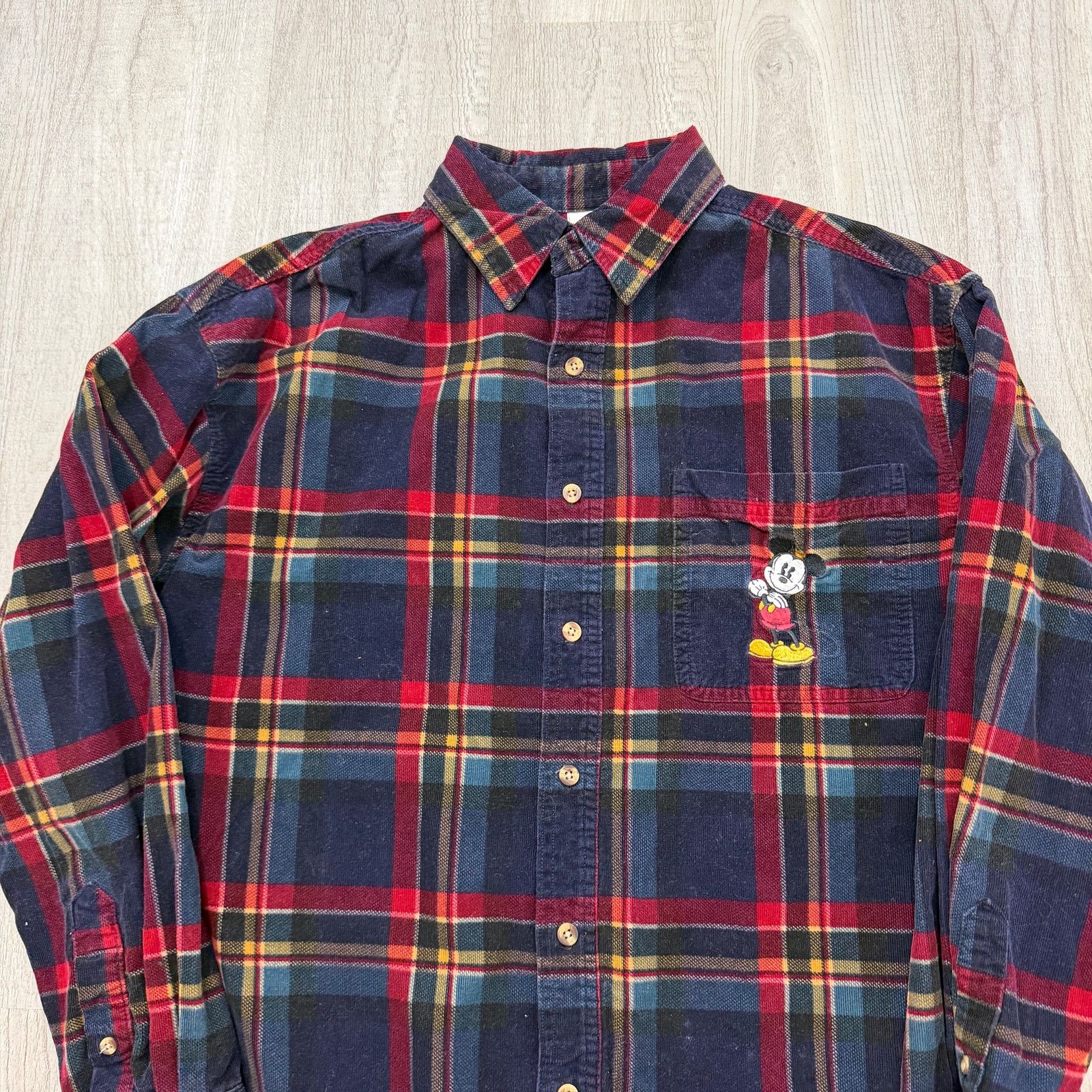 Vintage Vintage Disney Flannel Shirt Men’s Medium Mickey Mouse 90s Size US M / EU 48-50 / 2 - 2 Thumbnail