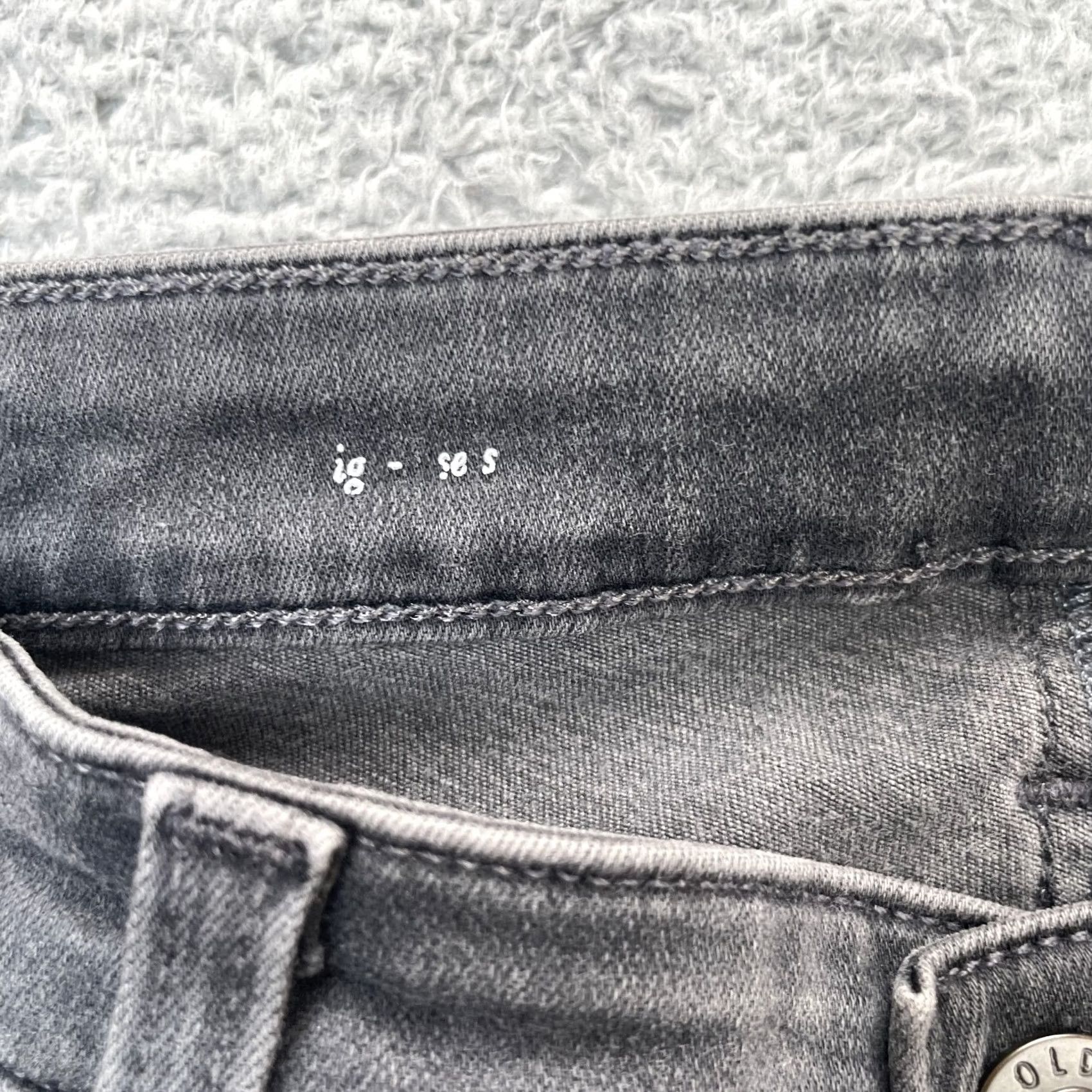 Vintage AG Adriano Goldschmied Jeans Womens 29R Gray Skinny Denim High Rise Stretch Leather? No Size 30" / US 8 / IT 44 - 6 Thumbnail