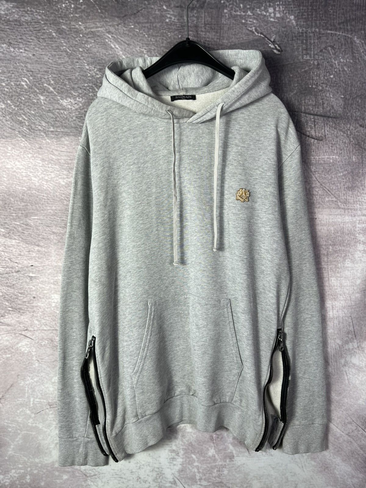 Balmain Balmain By Olivier Rousteing Double Side Zip Luxury Hoodie Size US L / EU 52-54 / 3 - 2 Thumbnail