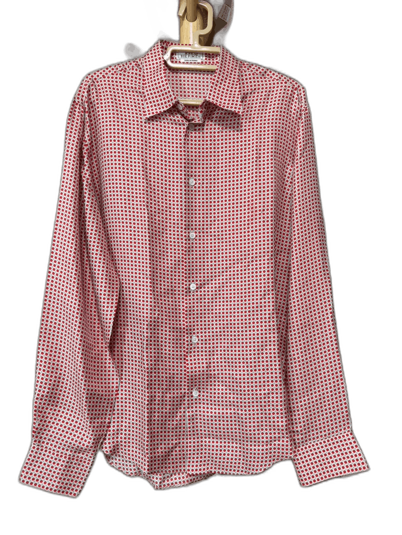 Hermes Hermes Silk Shirt with Unique Design Size US L / EU 52-54 / 3 - 1 Thumbnail