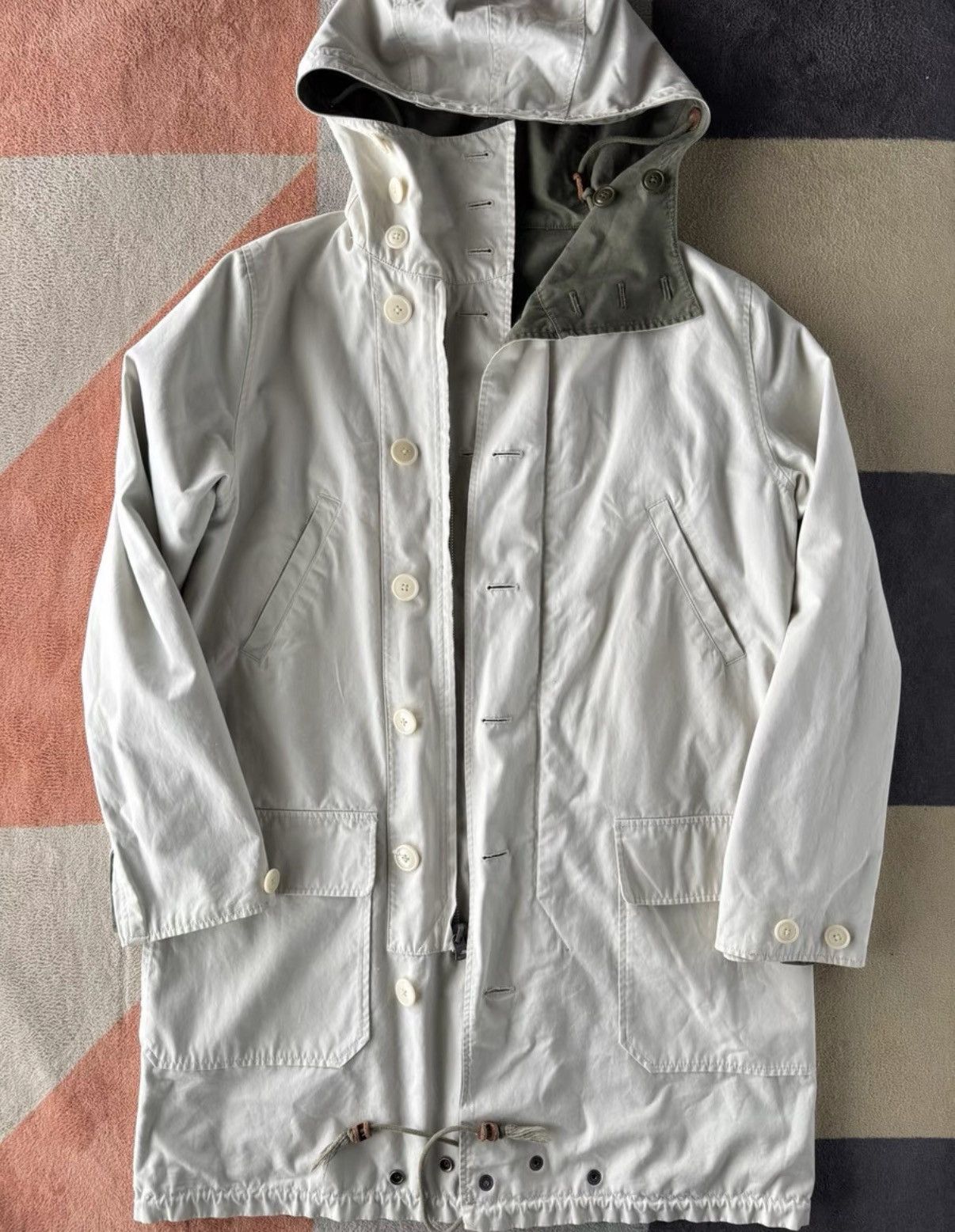 Ralph Lauren Ralph Lauren RL Rugby Reversible Hooded Trench Coat K22 Size US S / EU 44-46 / 1 - 4 Thumbnail