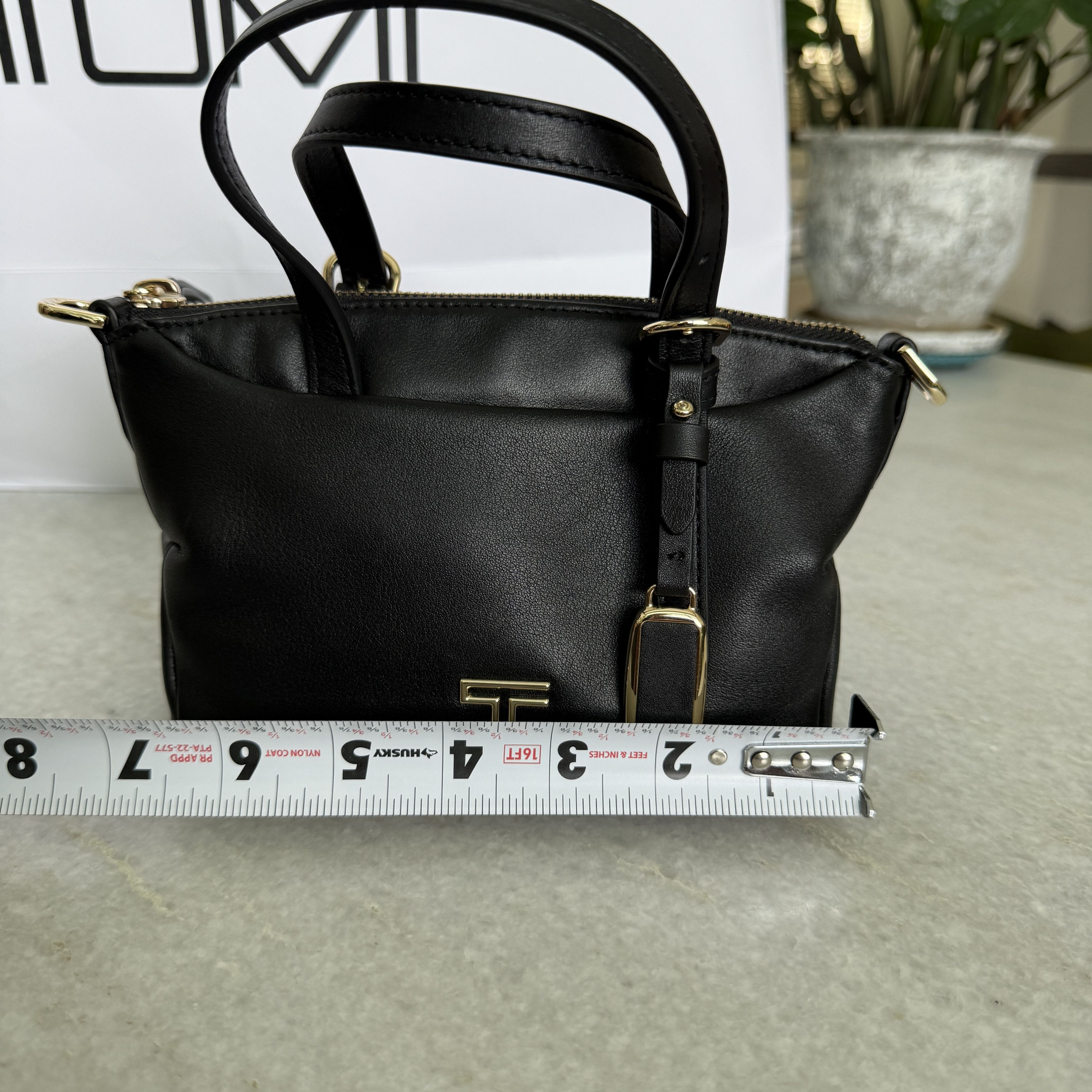 Tumi Tumi Voyageur Yuma Mini 100 Tote Bag - BLACK w/ GOLD Size ONE SIZE - 16 Thumbnail
