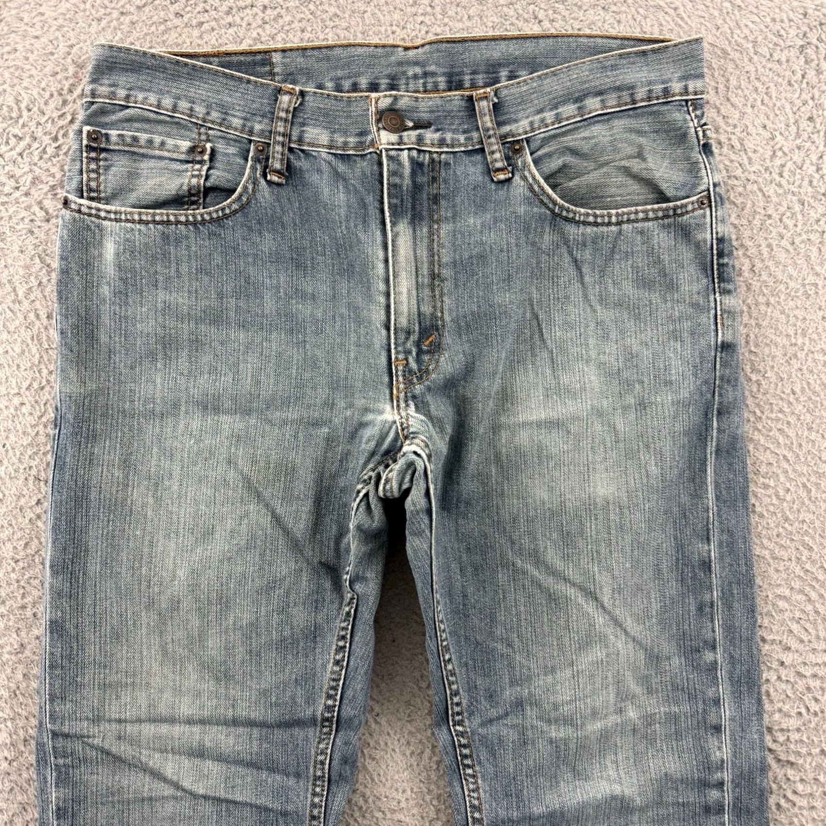 Levi's VINTAGE Levi’s 559 Jeans Mens 33x30 Gray Loose Straight Bootcut Baggy Outdoor Cargo Pocket Pockets 501 City 500 Series Regular Mens Size US 33 - 3 Thumbnail