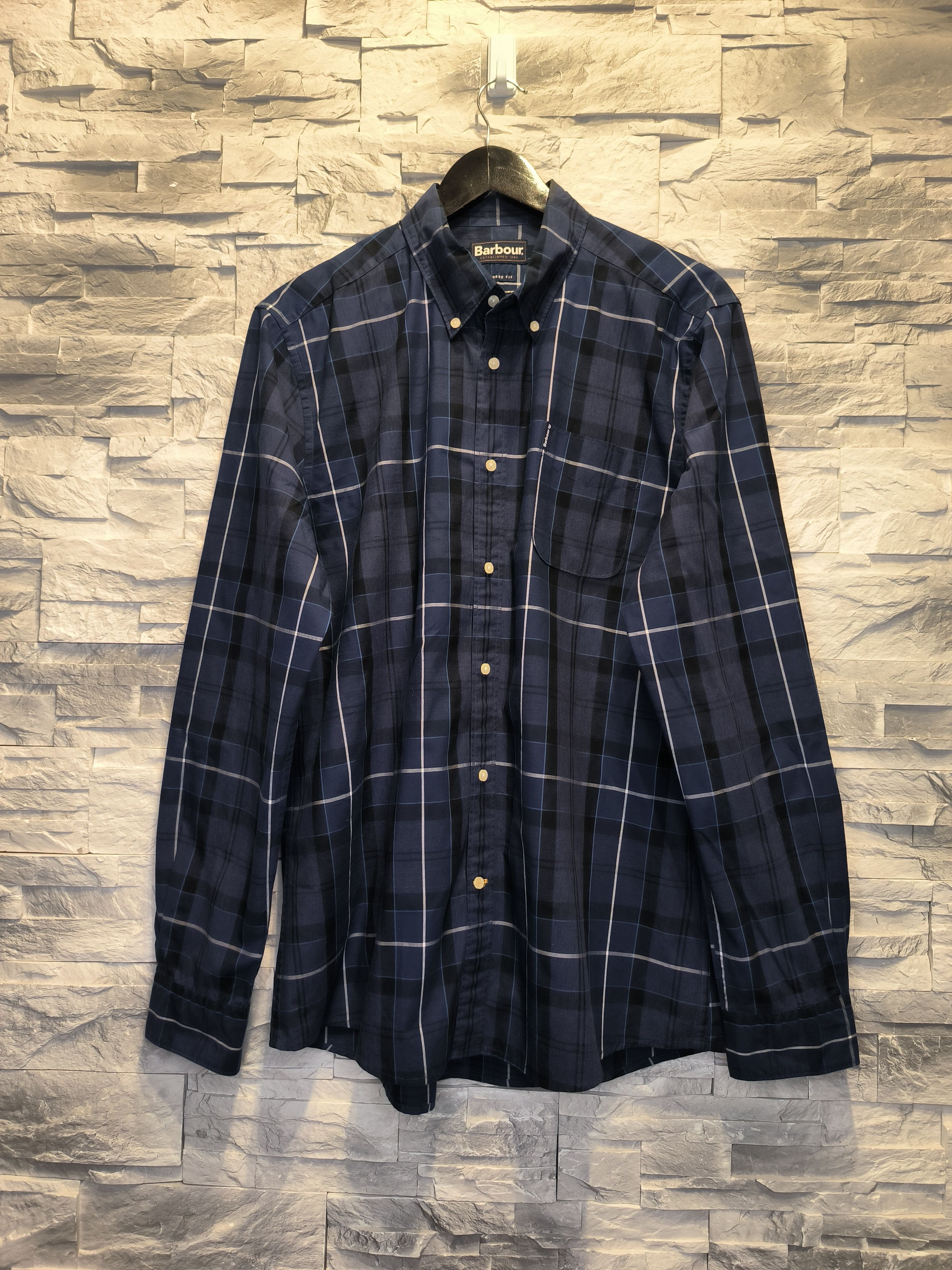 Barbour Barbour Long Sleeve Checked Shirt Button-Up Size US L / EU 52-54 / 3 - 1 Thumbnail