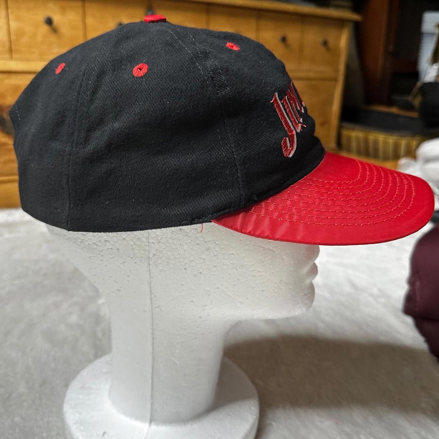 Vintage Vintage Jim Beam Snapback Hat Black Embroidered Logo Unisex Size ONE SIZE - 5 Thumbnail