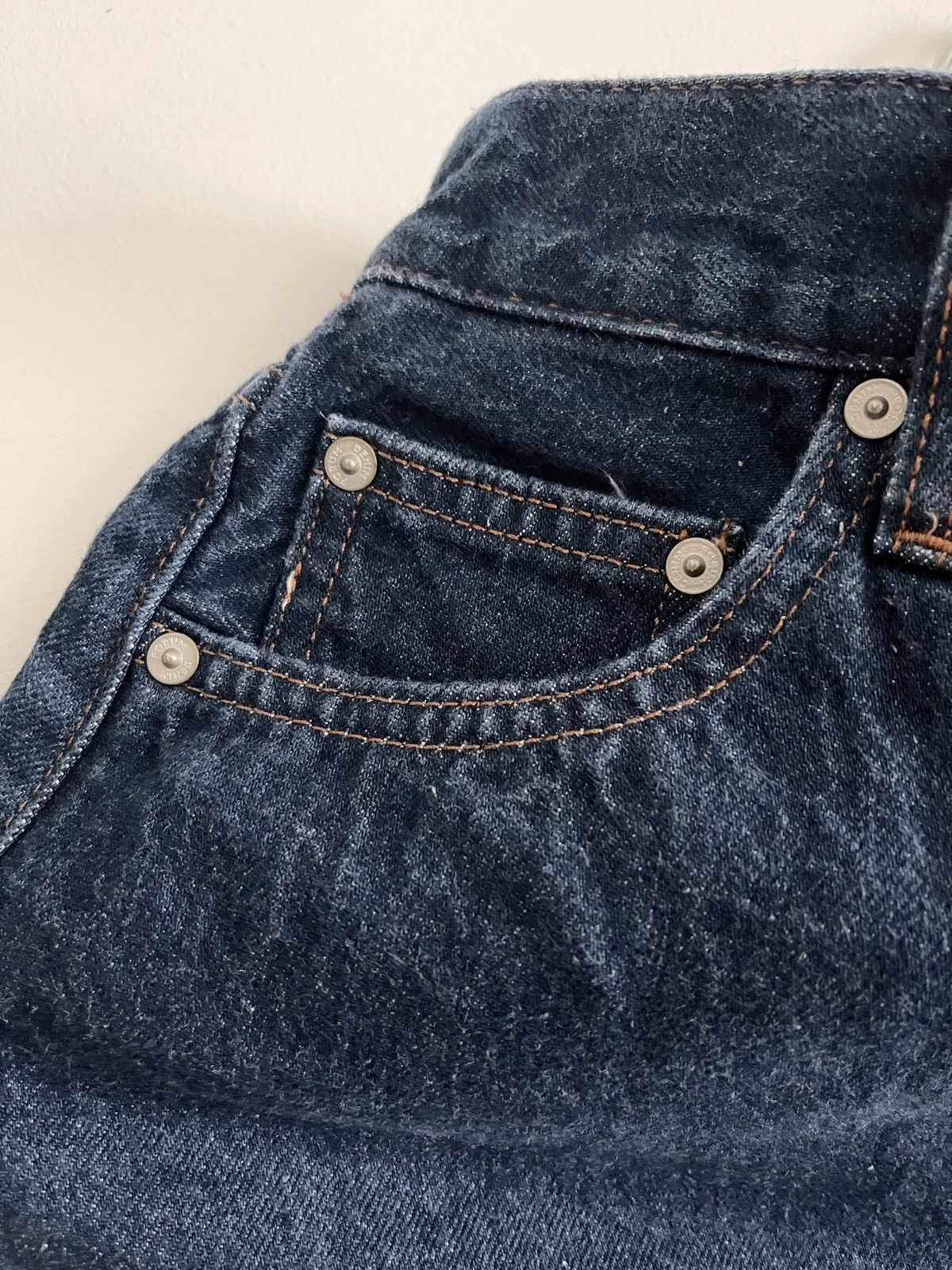 Alo STEAL! 2010s Original Denim Skirt Size 23" - 4 Thumbnail
