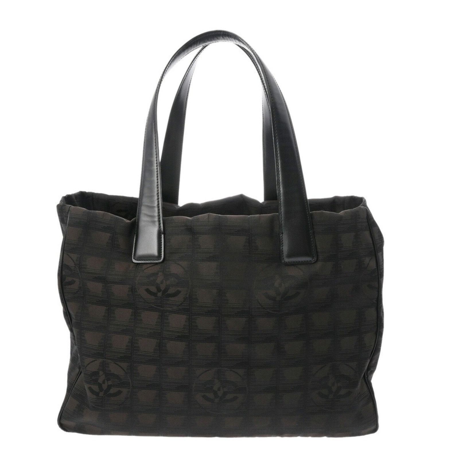 Chanel hopping Tote Black Grid tyle
