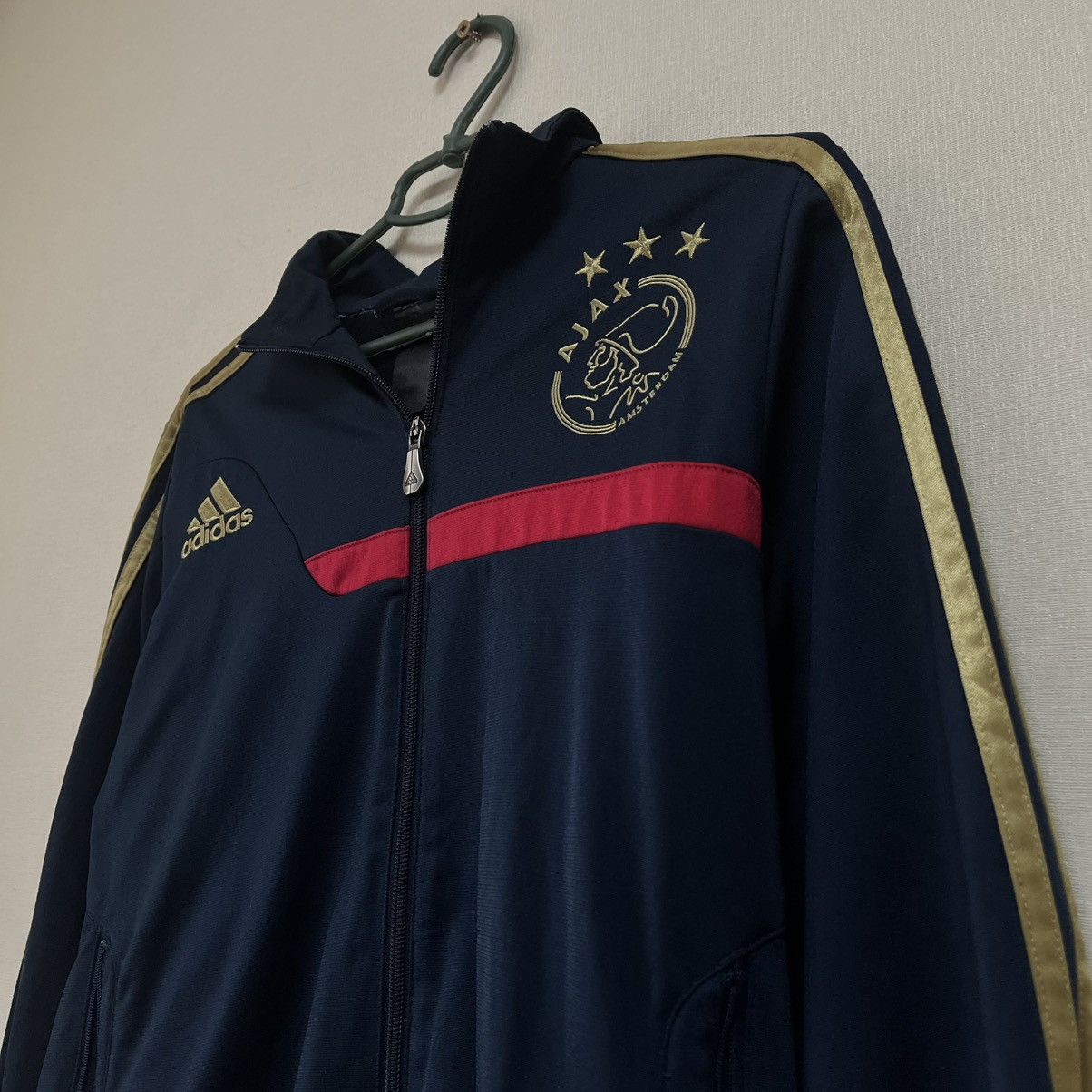 Adidas Adidas Ajax zip up Vintage Home soccer jersey boxy fit Size US M / EU 48-50 / 2 - 2 Thumbnail