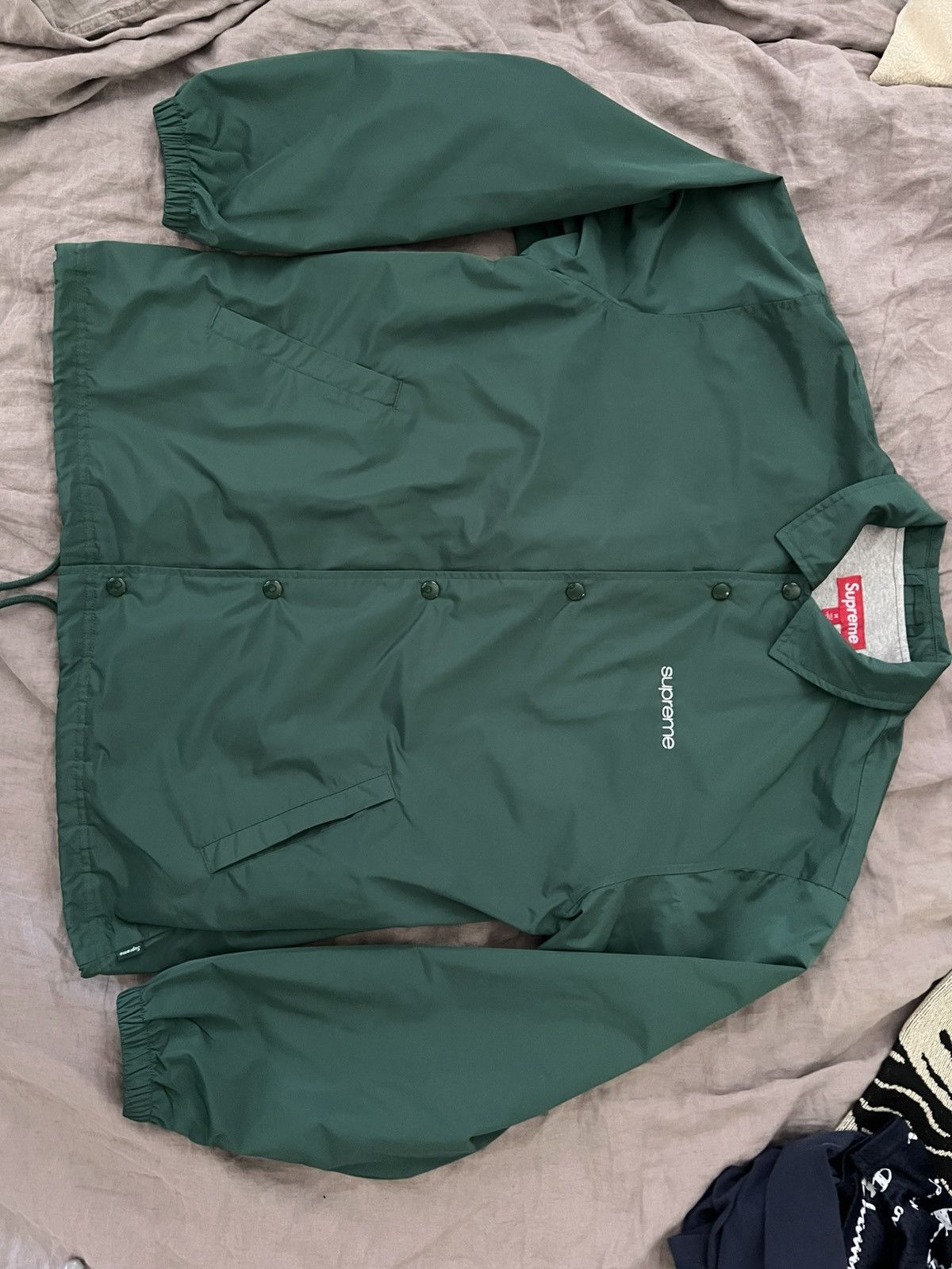 Supreme Supreme NYC Coaches Jacket Green Size Medium Size US M / EU 48-50 / 2 - 2 Thumbnail