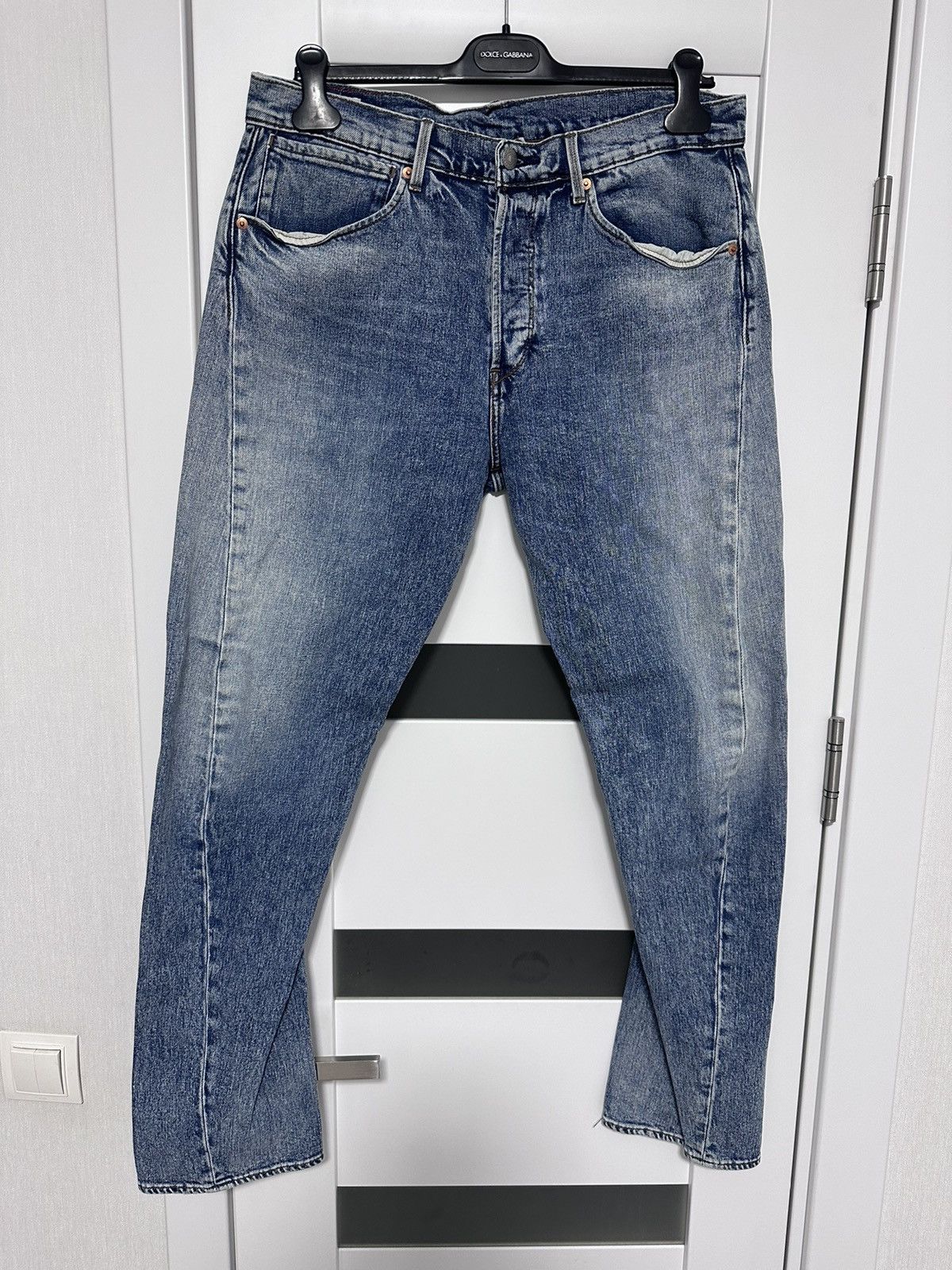 Levi's Levis Premium Jeans 502 Blue Rare Mens 33/32 Size US 33 - 1 Thumbnail