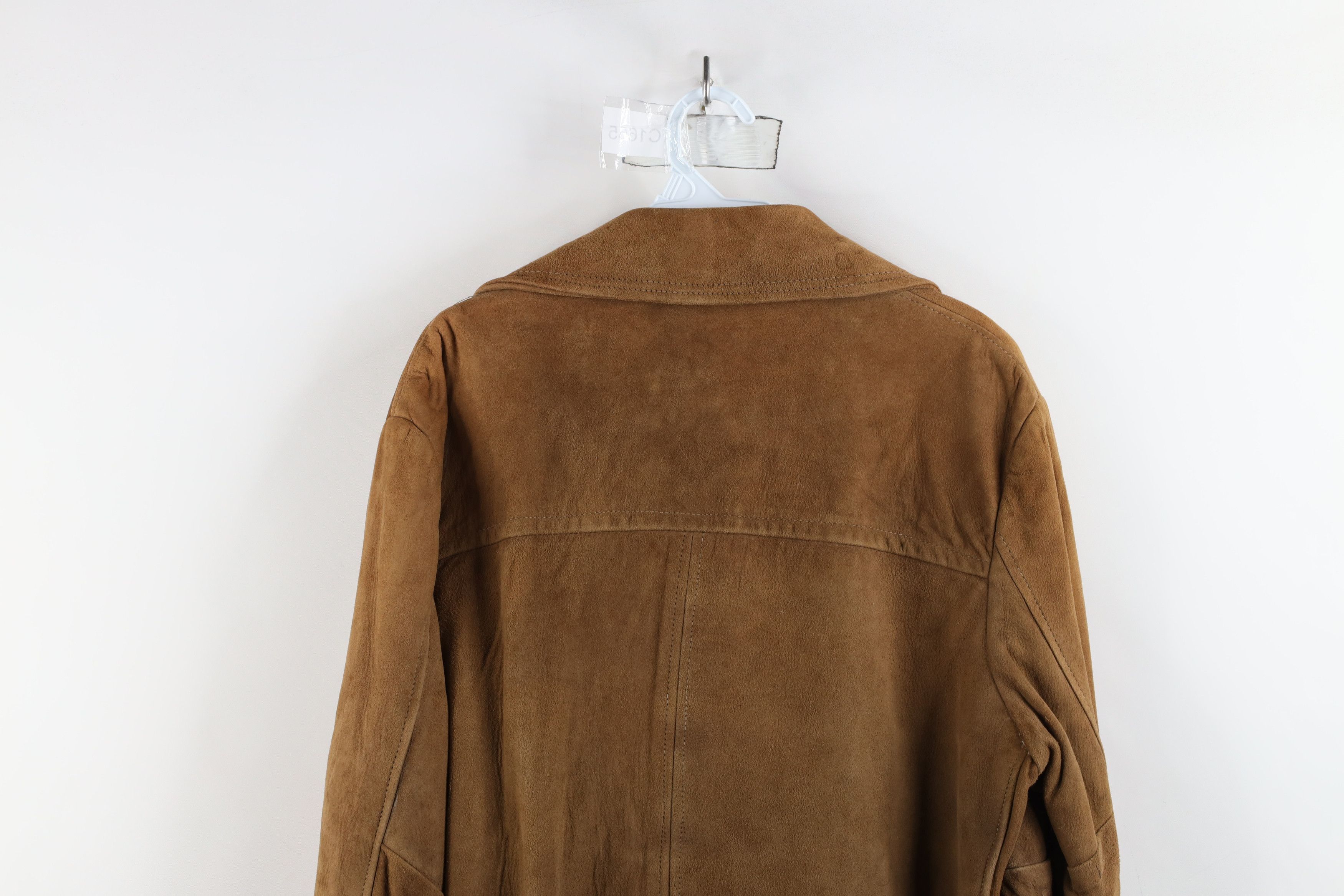Vintage Vintage 70s Streetwear Leather Full Button Blazer Jacket USA Size US XL / EU 56 / 4 - 15 Thumbnail