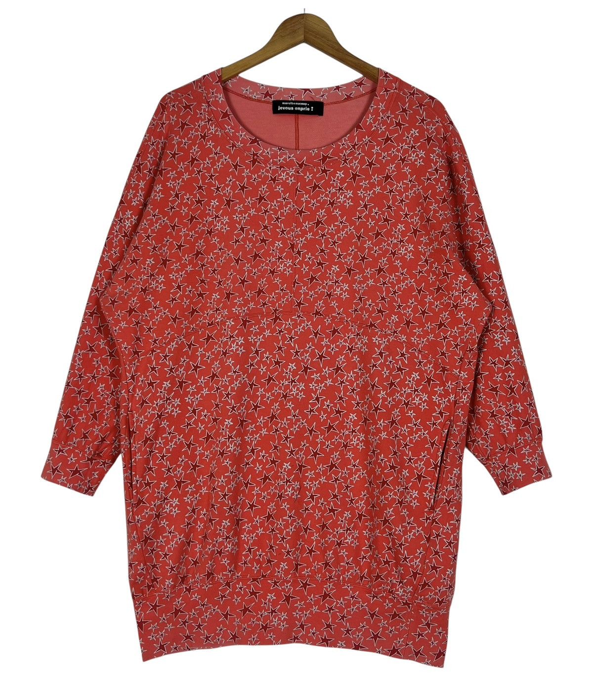 Issey Miyake Vintage Mercibeaucoup Star Sweatshirt Red Japanese Designer Size US M / EU 48-50 / 2 - 1 Thumbnail
