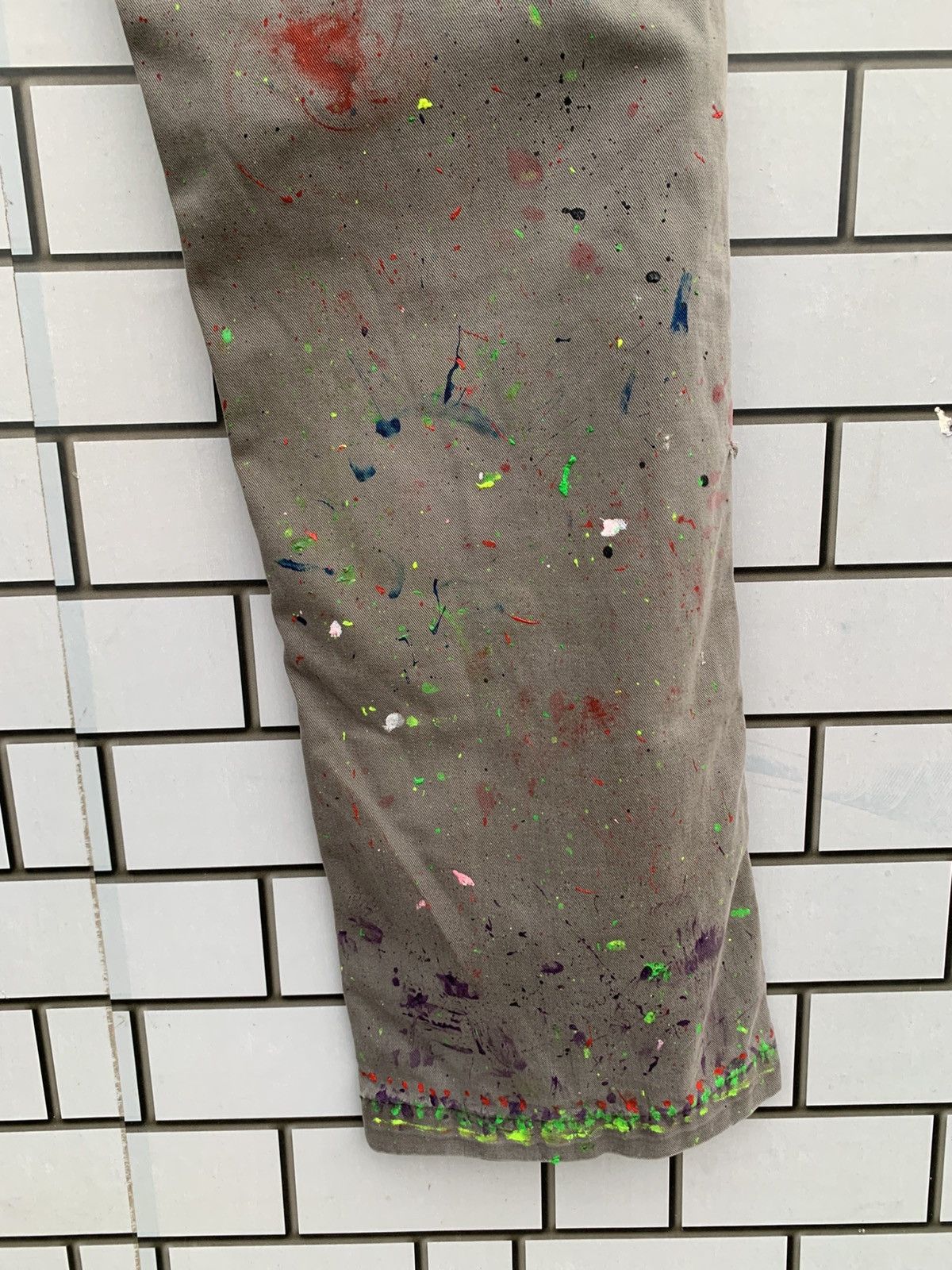 Carhartt Vintage Carhartt Carpenter Custom Painted Pants Size US 31 - 16 Thumbnail