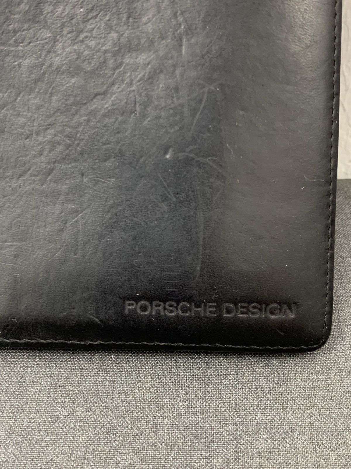 Leather Porshe Design Leather Wallet Card Holder Size ONE SIZE - 2 Thumbnail