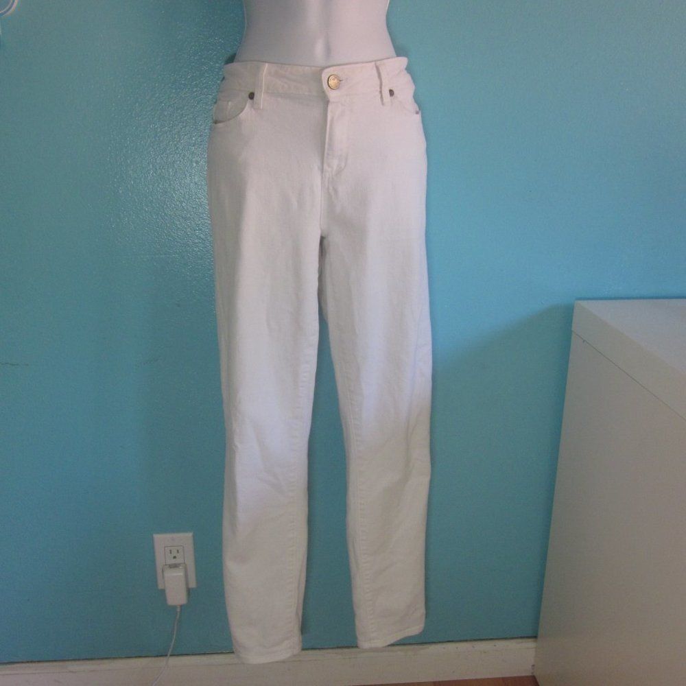 Paige Paige White Jeans Skyline Ankle Peg Size 32 Size 32" / US 10 / IT 46 - 1 Thumbnail