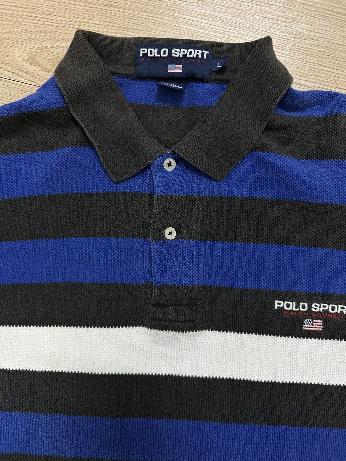 Polo Ralph Lauren × Ralph Lauren × Ralph Lauren Sport Rare And Beautiful Polo Sport Ralph Lauren Polo L/S Shirt Size US L / EU 52-54 / 3 - 4 Thumbnail