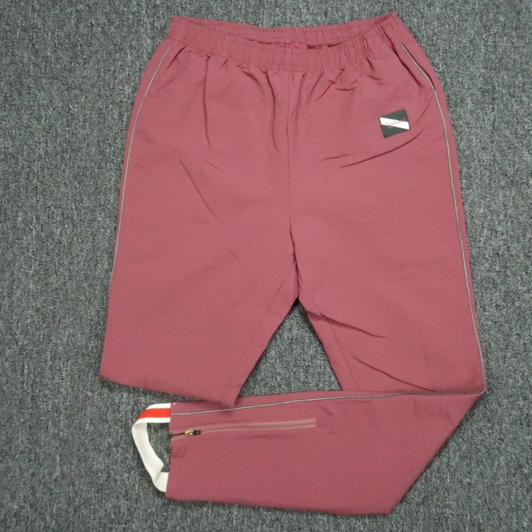 Vintage Tracksmith Pants Women Small Red Bislett Stirupps Eliot Stretch Running Training Womens Size 28" / US 6 / IT 42 - 2 Thumbnail