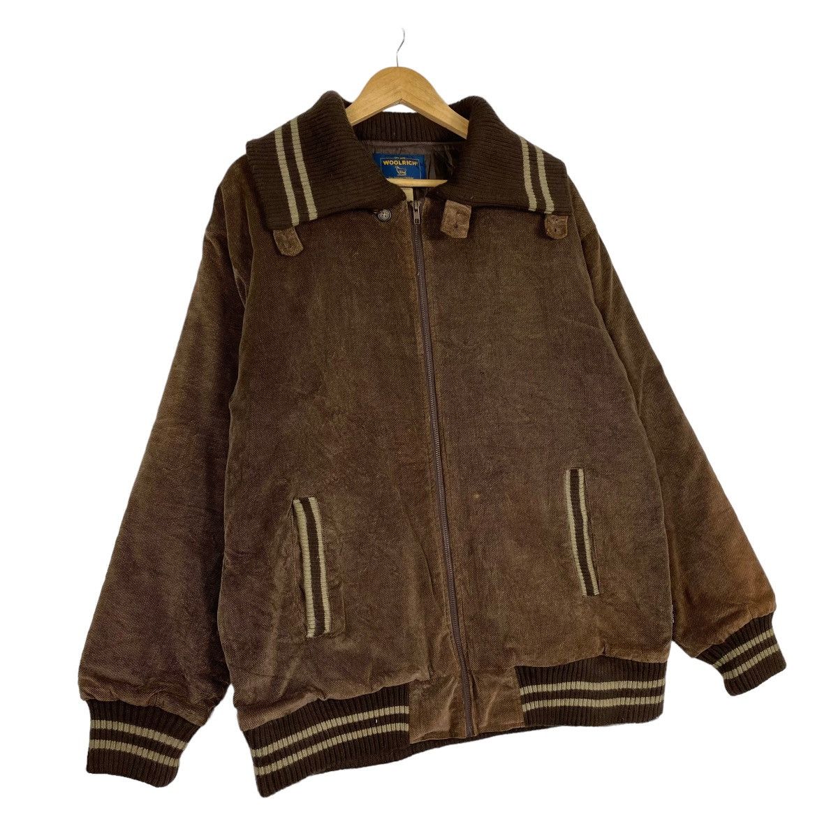 Japanese Brand × Woolrich Woolen Mills Vintage Woolrich John Rich & Bros Zipper Jacket Size US L / EU 52-54 / 3 - 3 Thumbnail