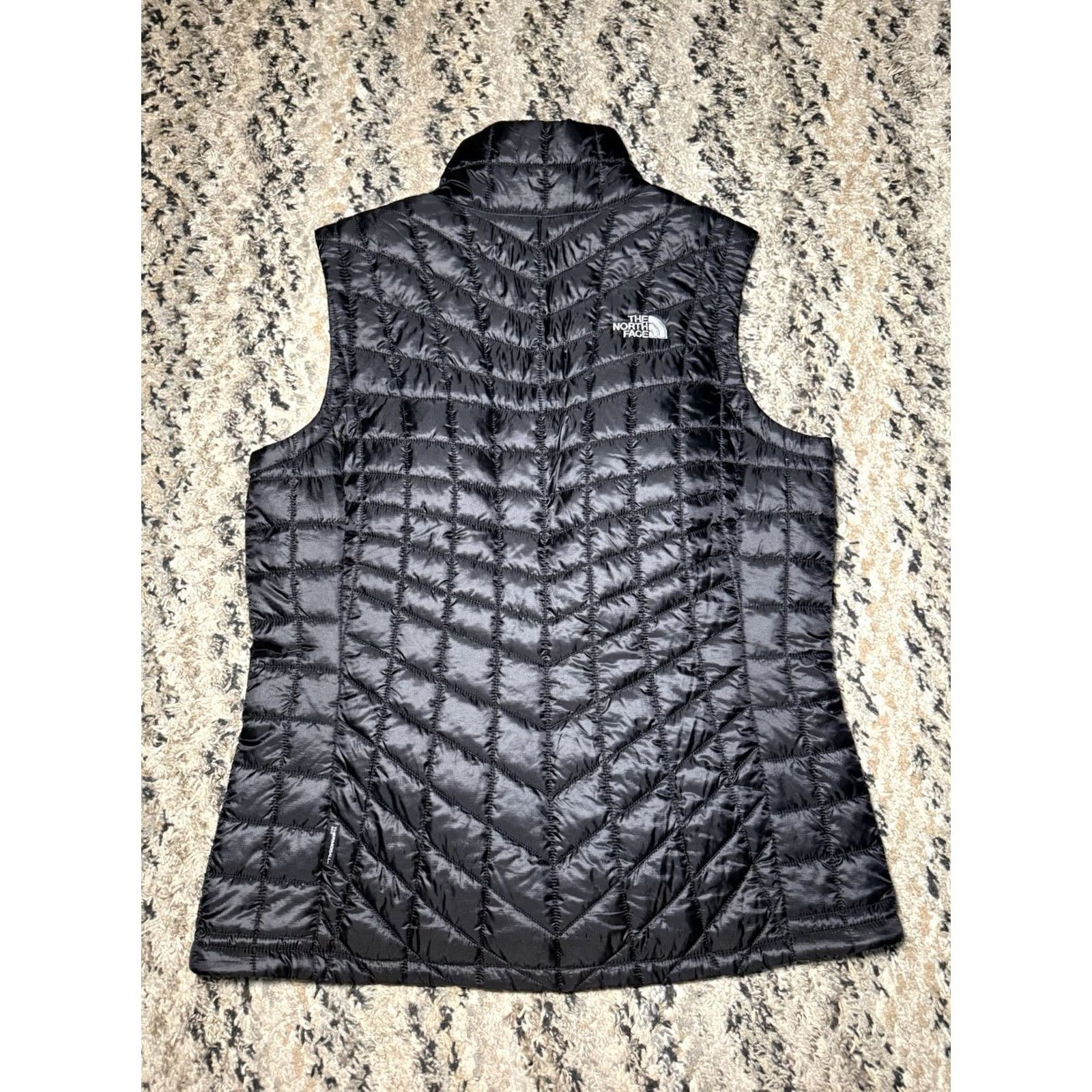 The North Face VINTAGE: The North Face Vest Womens Medium Black TNF ThermoBall Puffer Full Zip CRISPR Size M / US 6-8 / IT 42-44 - 7 Thumbnail