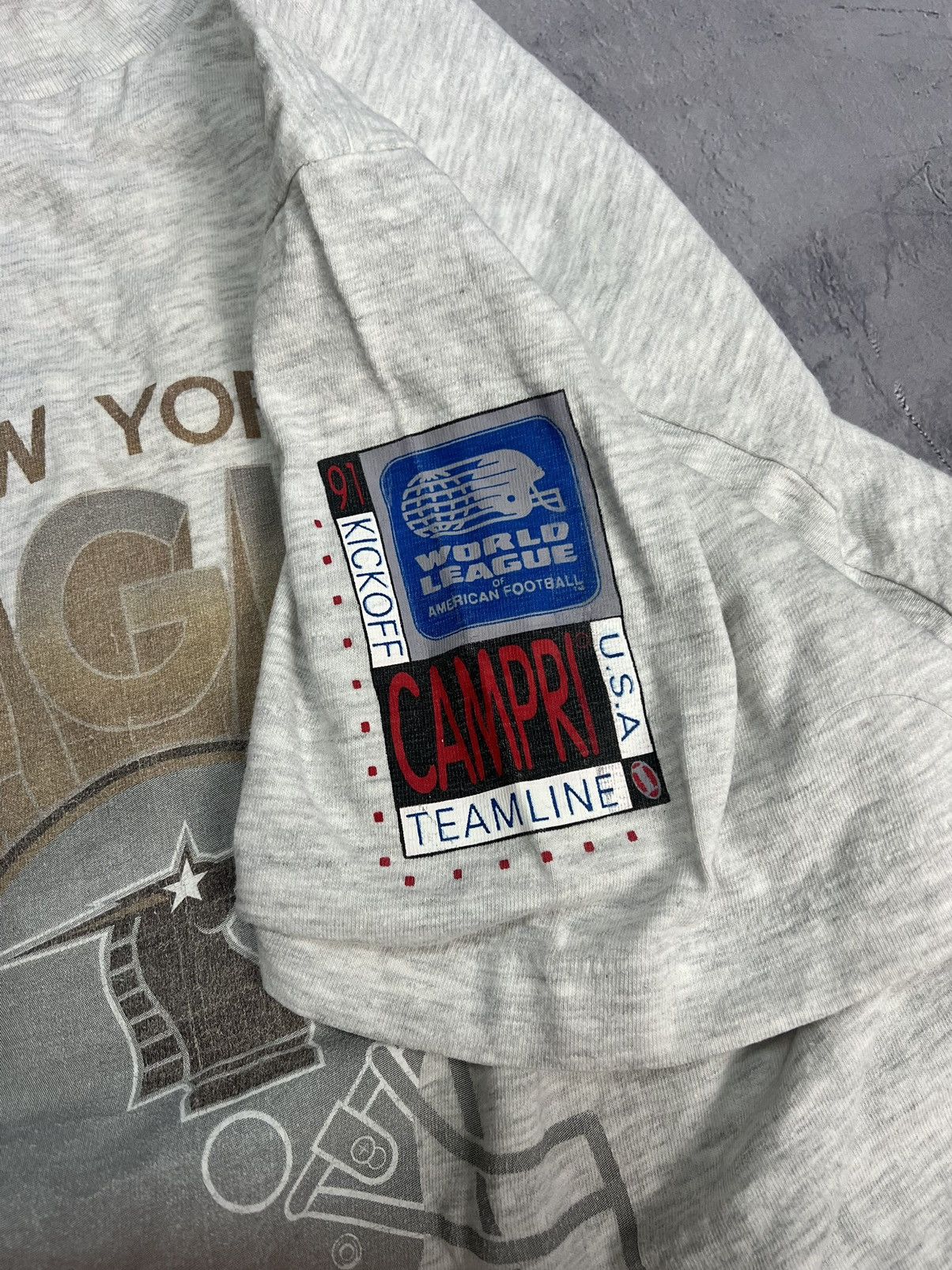 NFL × Vintage Rare Knight New York Jersey 1991 Vintage Men's T-Shirt Size US XL / EU 56 / 4 - 5 Thumbnail