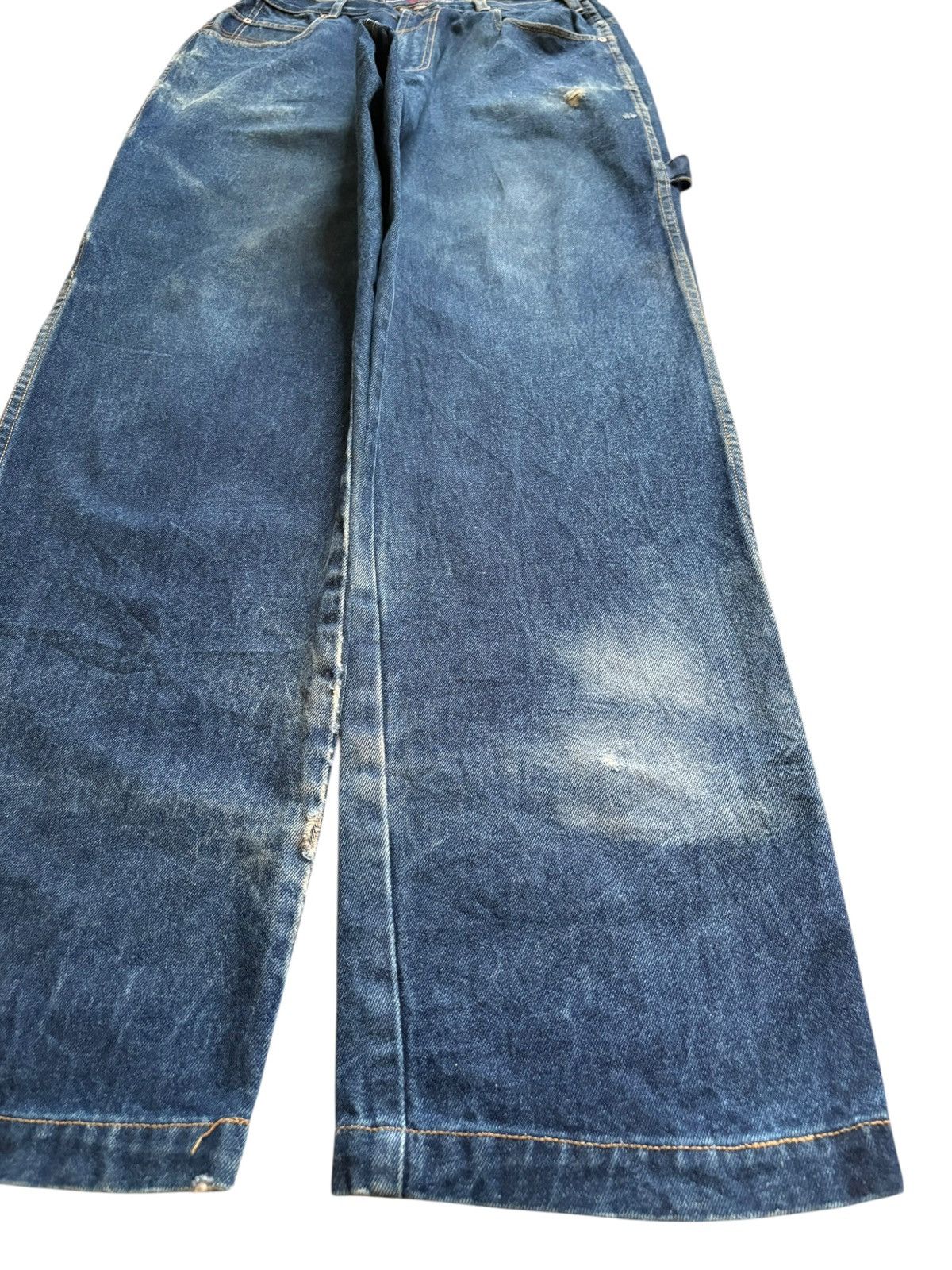 Phat Farm Vintage Phat Farm Carpenter Blue Wash Baggy Jeans Size US 32 / EU 48 - 7 Thumbnail