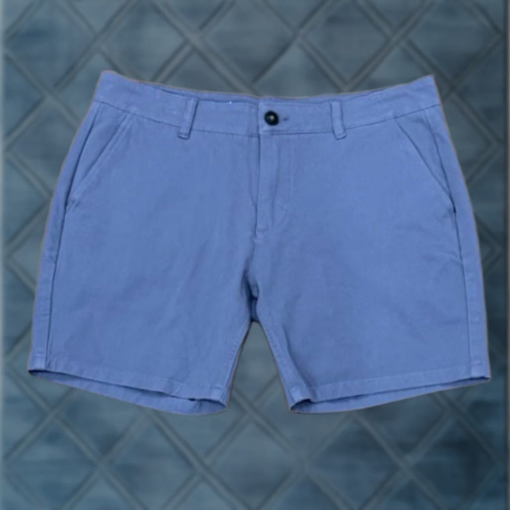 Vintage Mugsy Shorts Mens Size 34 Stretch Flat Front 7" Purple Casual Size US 34 / EU 50 - 1 Thumbnail