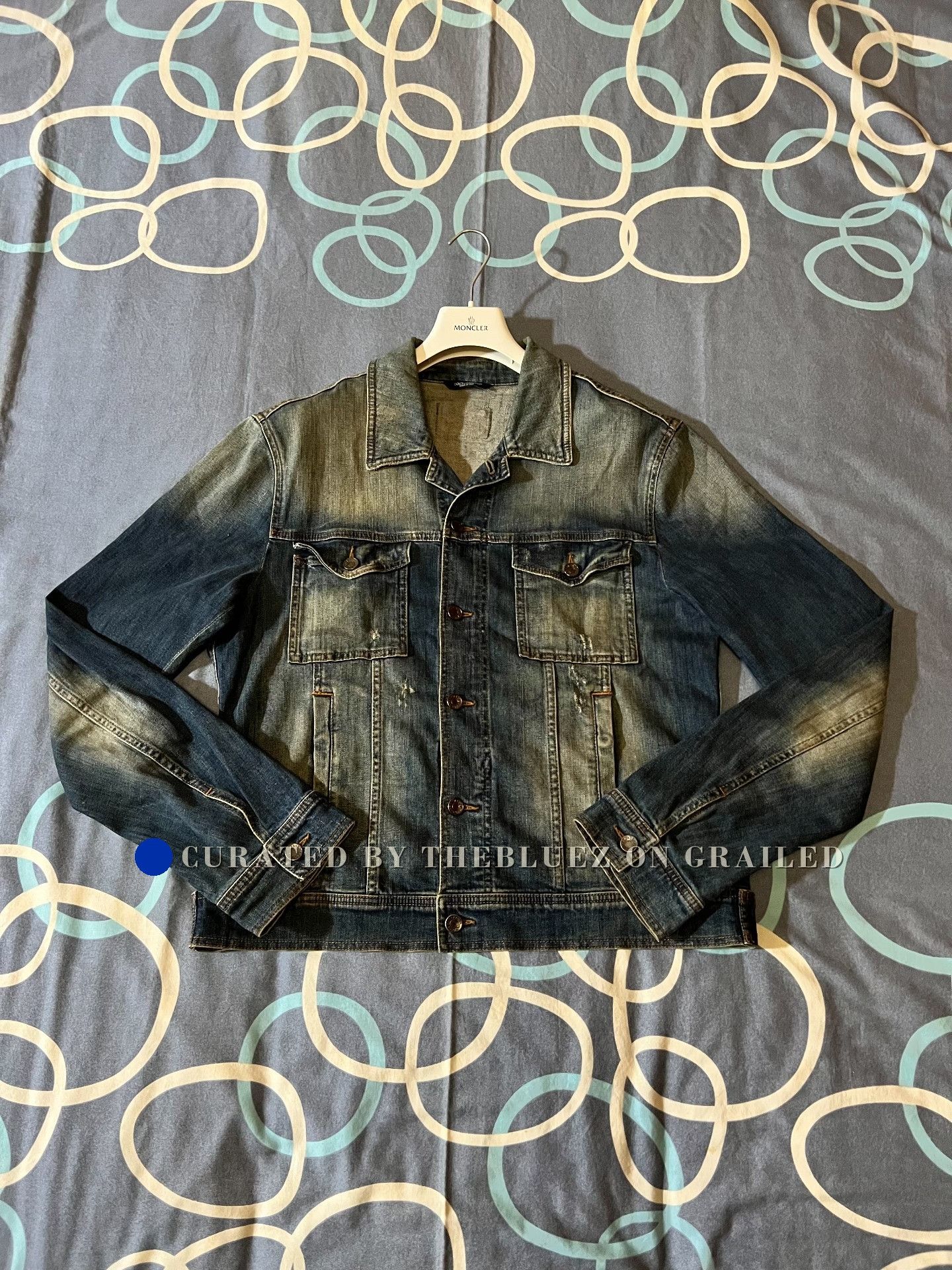 Dolce & Gabbana Dolce & Gabbana Classic Metal Logo Denim Jacket Size US L / EU 52-54 / 3 - 1 Thumbnail