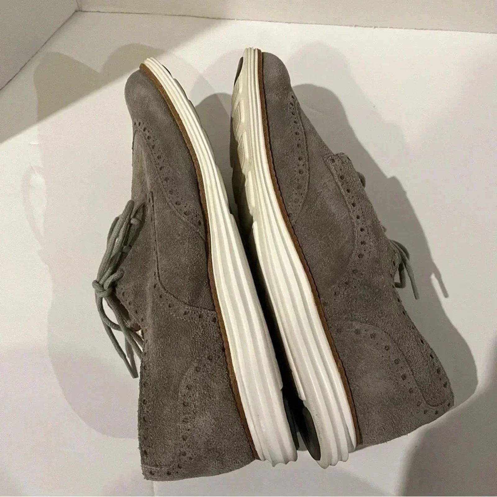 Cole Haan Cole Haan Womens Lunargrand Wingtip II Oxford Flats Sz 9 Size US 9 / IT 39 - 2 Thumbnail