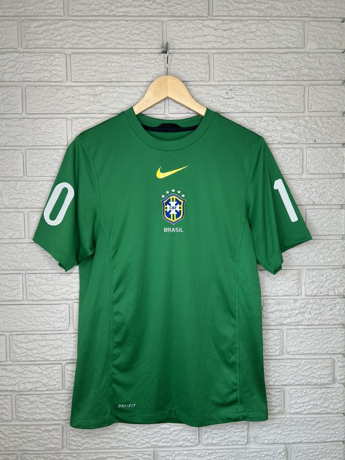 Nike Brazil 2010 Center Swoosh Training Jersey