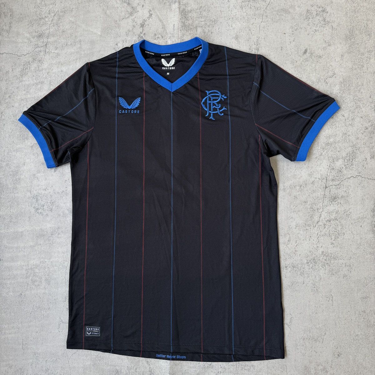 Castore Rangers FC 2022-2023 Pro Fourth Jersey / Castore Black Size US M / EU 48-50 / 2 - 2 Thumbnail
