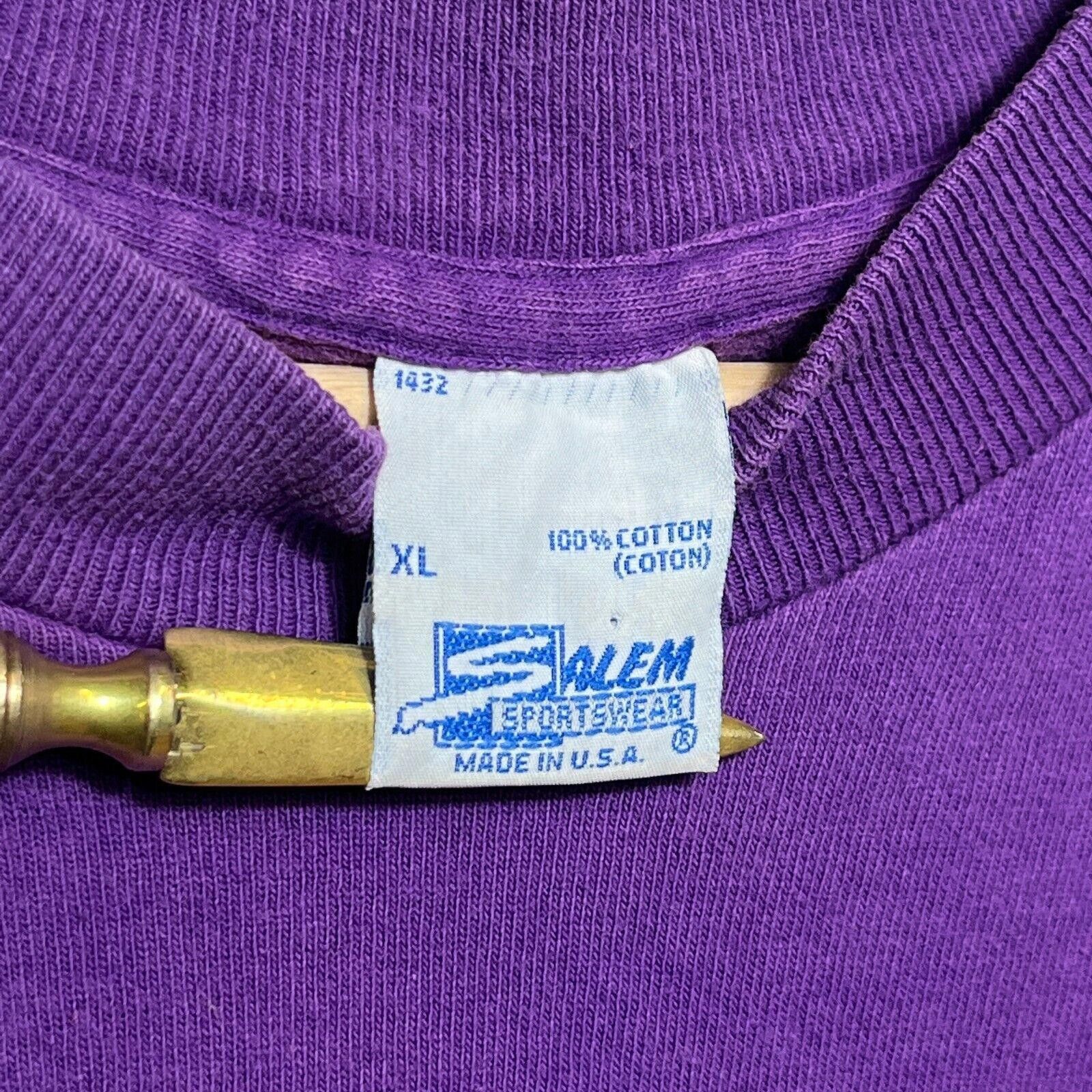 Salem Sportswear × Vintage Vintage 90s NBA Charlotte Hornets Salem T-shirt XL Size US XL / EU 56 / 4 - 11 Thumbnail