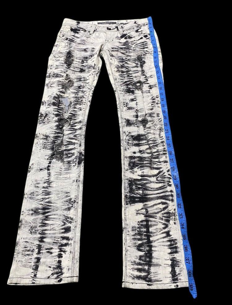 If Six Was Nine × Japanese Brand × Le Grande Bleu (L.G.B.) Buckaro Jeans ~ Acid Wash Distressed Size US 29 - 6 Thumbnail