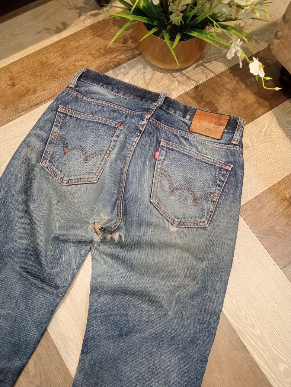 Edwin VINTAGE EDWIN ZYLON X KUSHITANI HAMAMATSU LIMITED JEANS Size US 33 - 12 Thumbnail