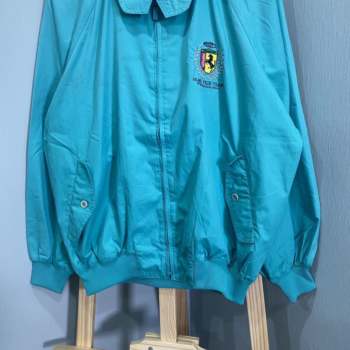 Ferrari VTG Magneti Marelli Ferrari Grand Prix Team Jacket Turquoise Size US L / EU 52-54 / 3 - 4 Thumbnail