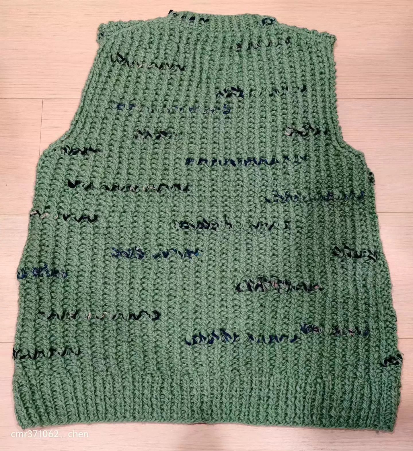 Visvim VISVIM 20 ICT V-NECK VEST N.D lt green 2 handwoven Size US M / EU 48-50 / 2 - 3 Thumbnail