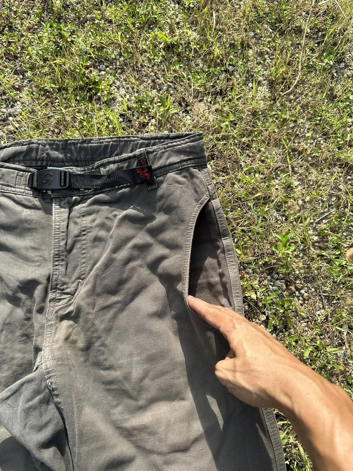 Gramicci Vintage GRAMICCI Trousers Faded Hiking Belt Outdoor Pants Size US 30 / EU 46 - 4 Thumbnail