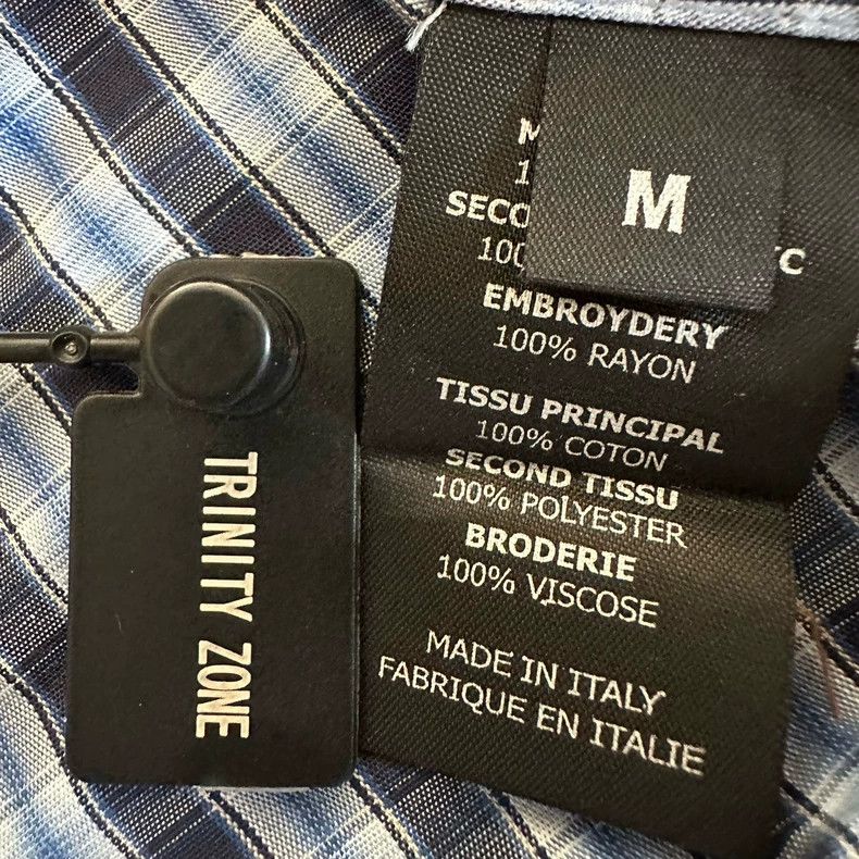 Vetements Vetements 19aw Showpiece Blue Plaid Fake Collar Shirt Size US M / EU 48-50 / 2 - 4 Thumbnail