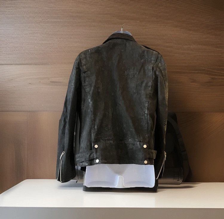 Alessandrini New York Daniele Alessandrini Biker Jacket Cotton Handmade Italy Size US L / EU 52-54 / 3 - 2 Thumbnail