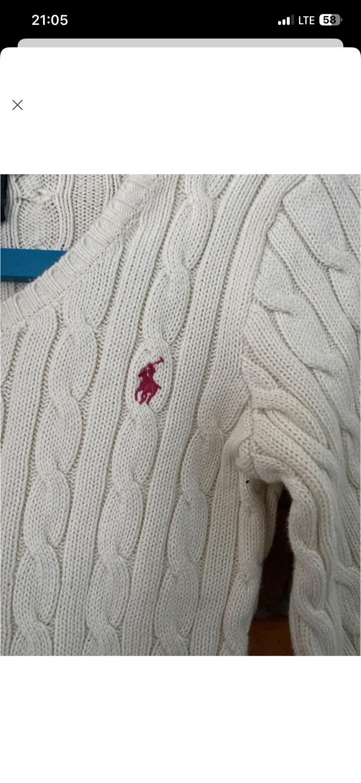 Ralph Lauren Polo Ralph Lauren White Cable Knit Short Sleeve Jumper Size XS / US 0-2 / IT 36-38 - 2 Thumbnail