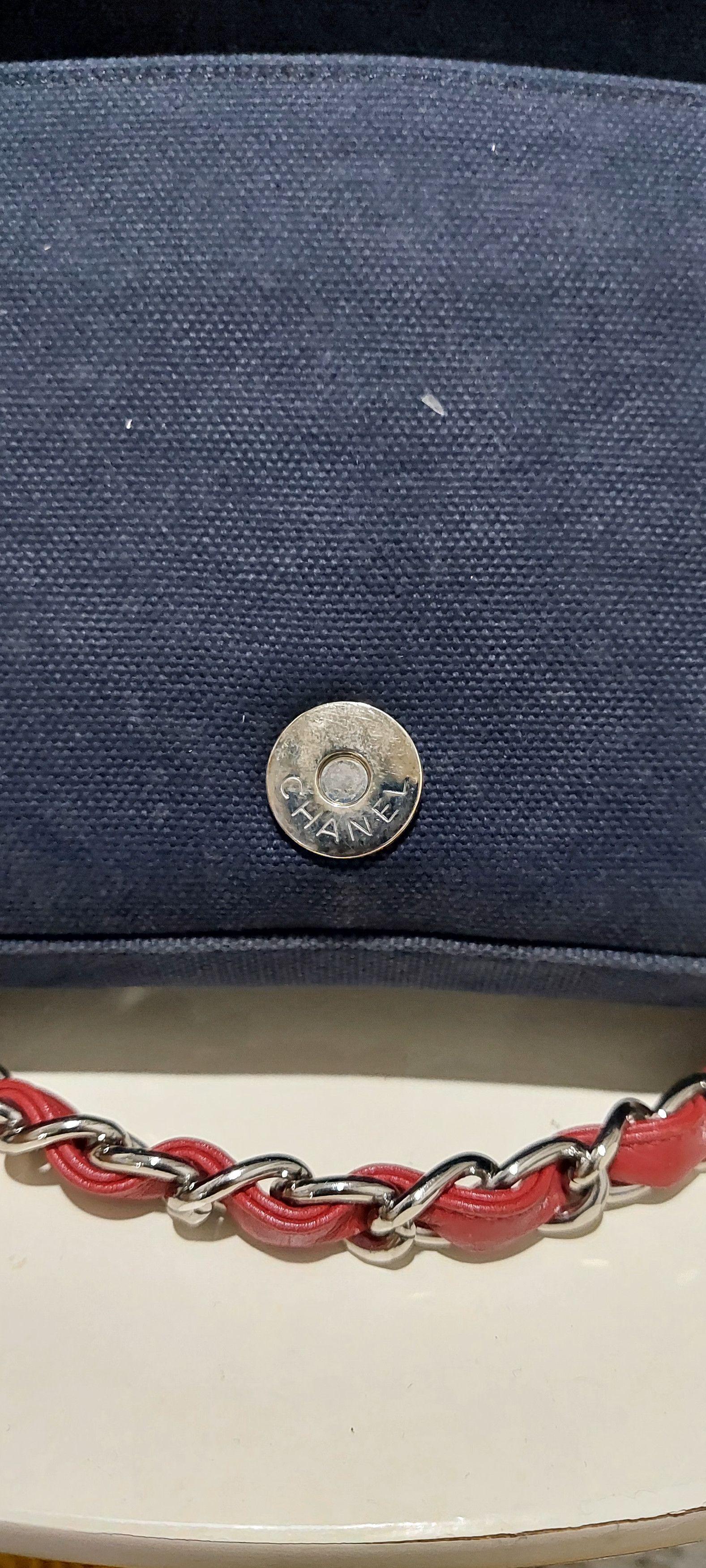 Chanel Chanel Number Five Denim Shoulder Size ONE SIZE - 7 Thumbnail