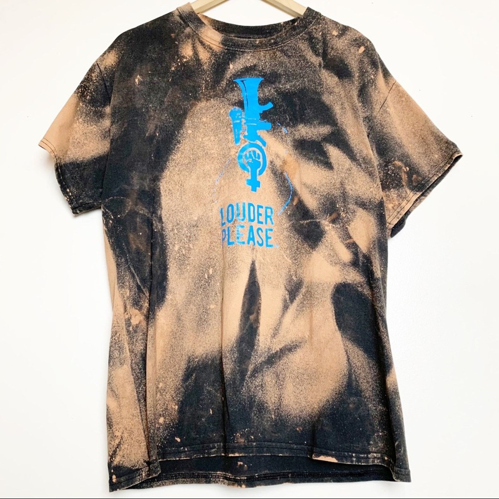 Gildan Gildan Black Louder Please Tie Dye Graphic Tee Unisex Large Size US L / EU 52-54 / 3 - 1 Thumbnail