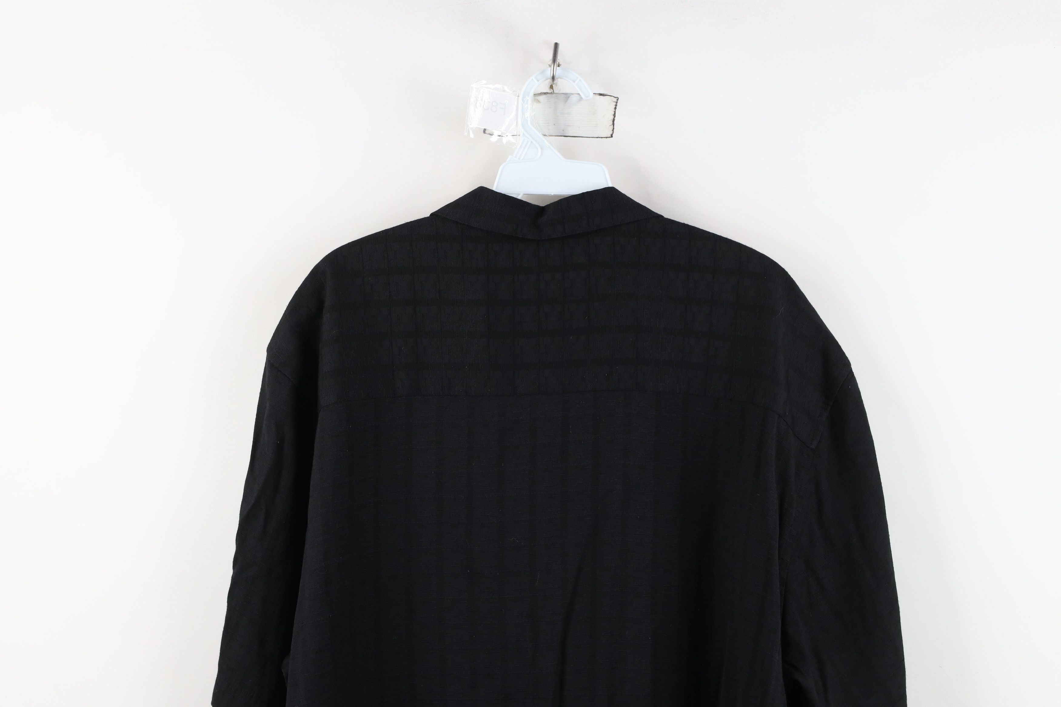 Vintage Vintage 90s Y2K Streetwear Knit Camp Collar Button Shirt Size US L / EU 52-54 / 3 - 10 Thumbnail