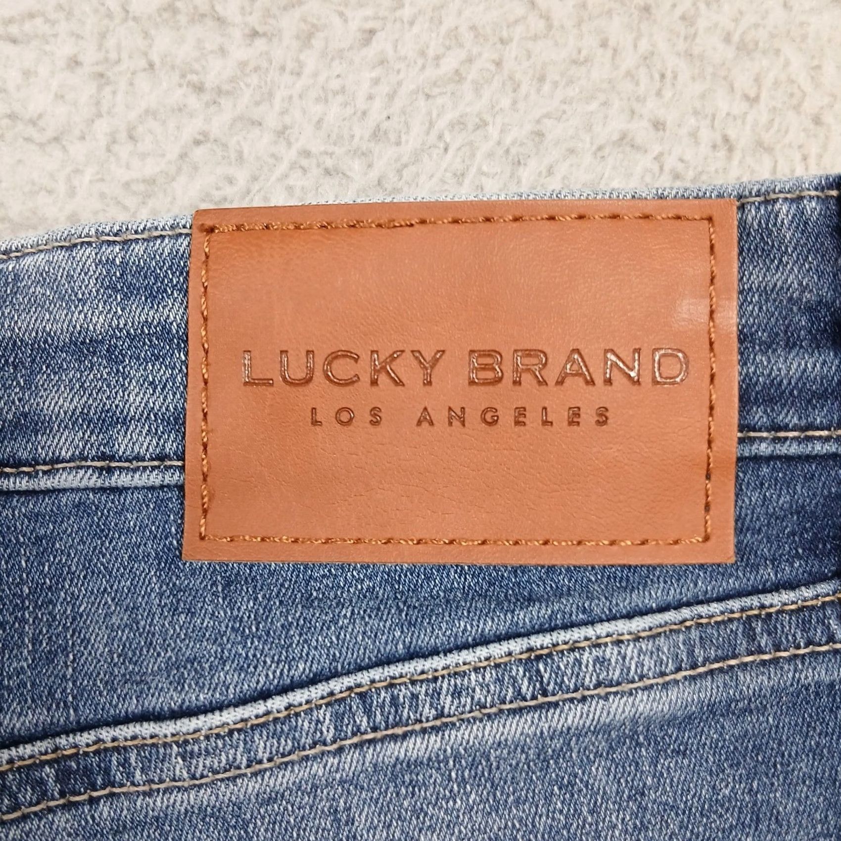 Lucky Brand Lucky Brand Ankle Skinny Womens Jeans 6/28 Blue Stretch Denim Size 28" / US 6 / IT 42 - 4 Thumbnail