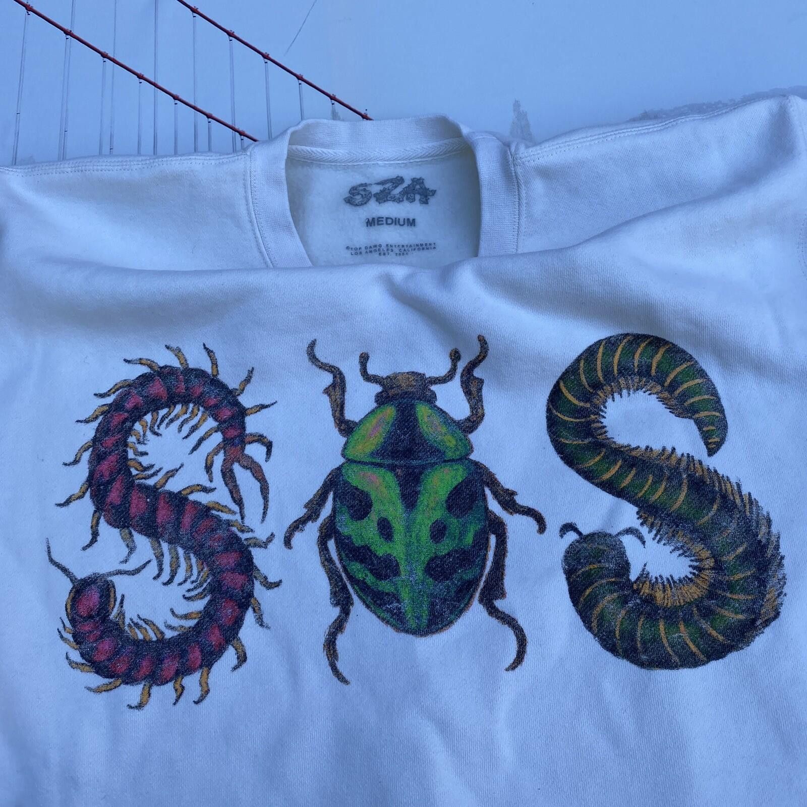 Other SZA SOS Grand National Tour 2025 Bugs Sweatshirt Size Medium Size US 32 / EU 48 - 4 Thumbnail