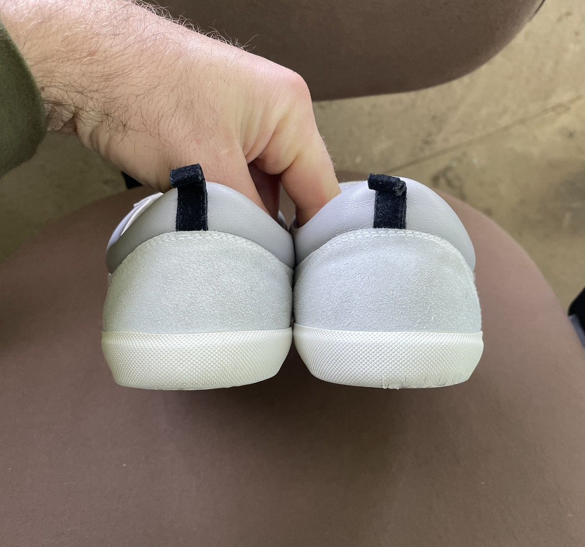 Dolce & Gabbana Dolce & Gabbana Women’s White grey Leather Sneakers Size US 6 / IT 36 - 9 Thumbnail