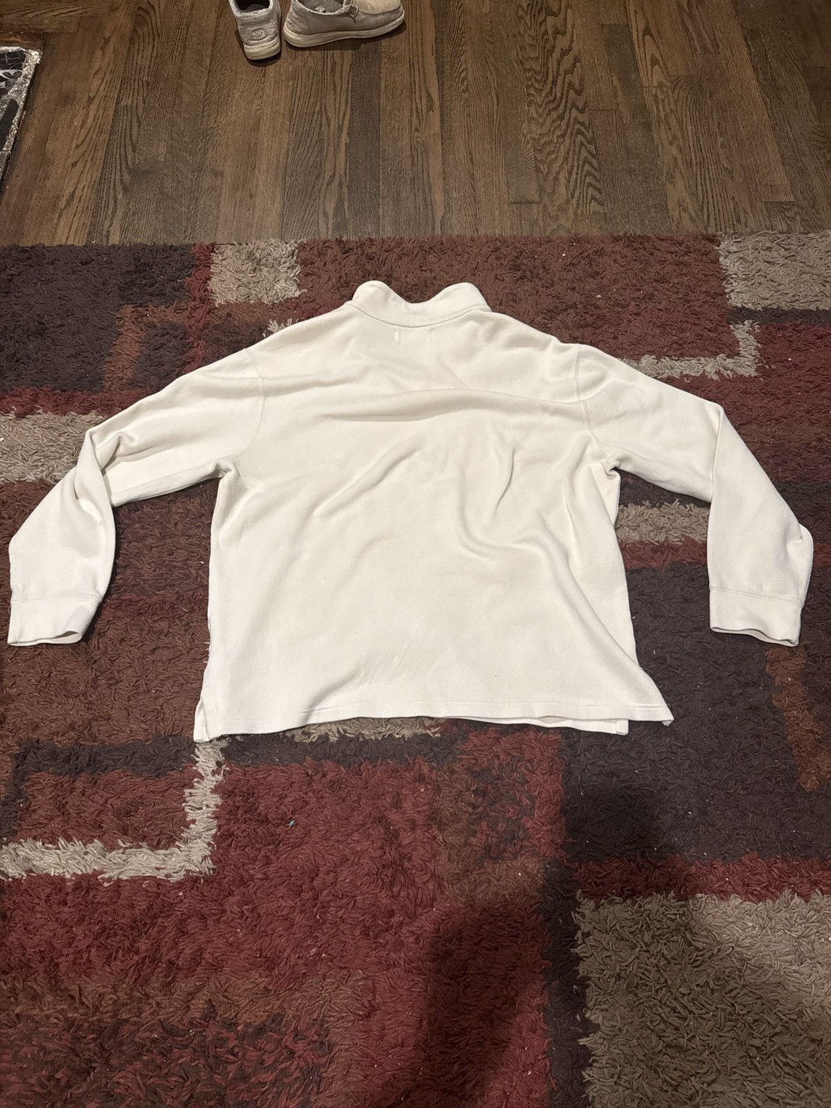 Polo Ralph Lauren Vintage Polo Ralph Lauren beige quarter zip sweater Size US L / EU 52-54 / 3 - 8 Thumbnail