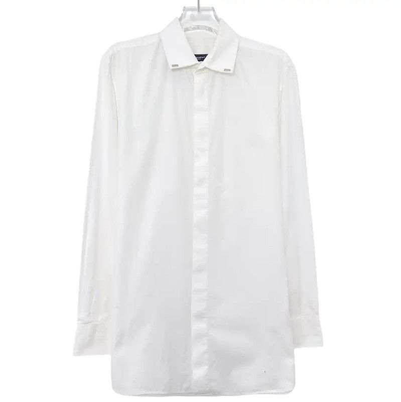 Givenchy Givenchy Women's White Long Sleeve Shirt 0089 Size S / US 4 / IT 40 - 1 Thumbnail